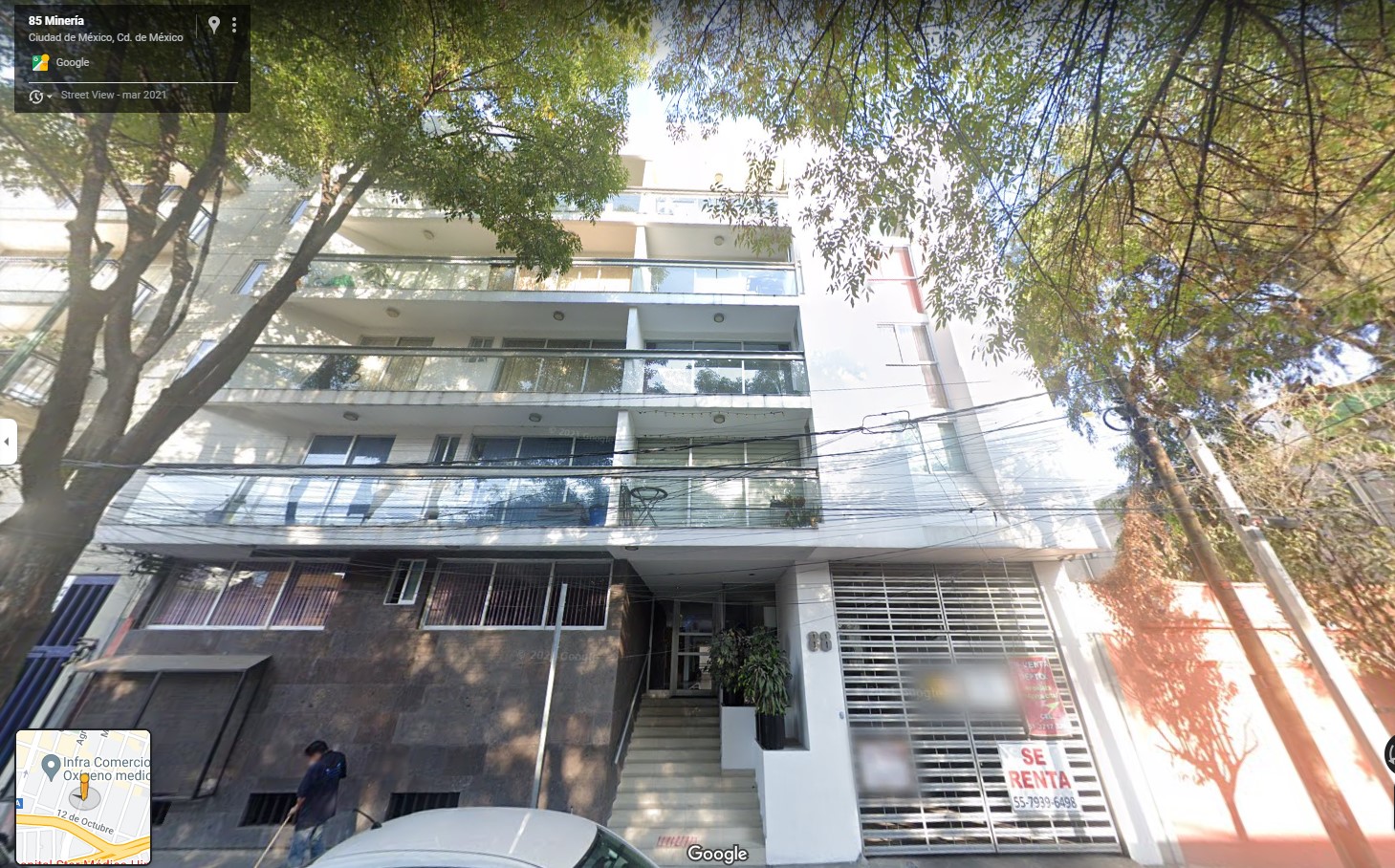 Building allegedly related to the Miguel Hidalgo Real Estate Cartel (Photo: Google Maps)