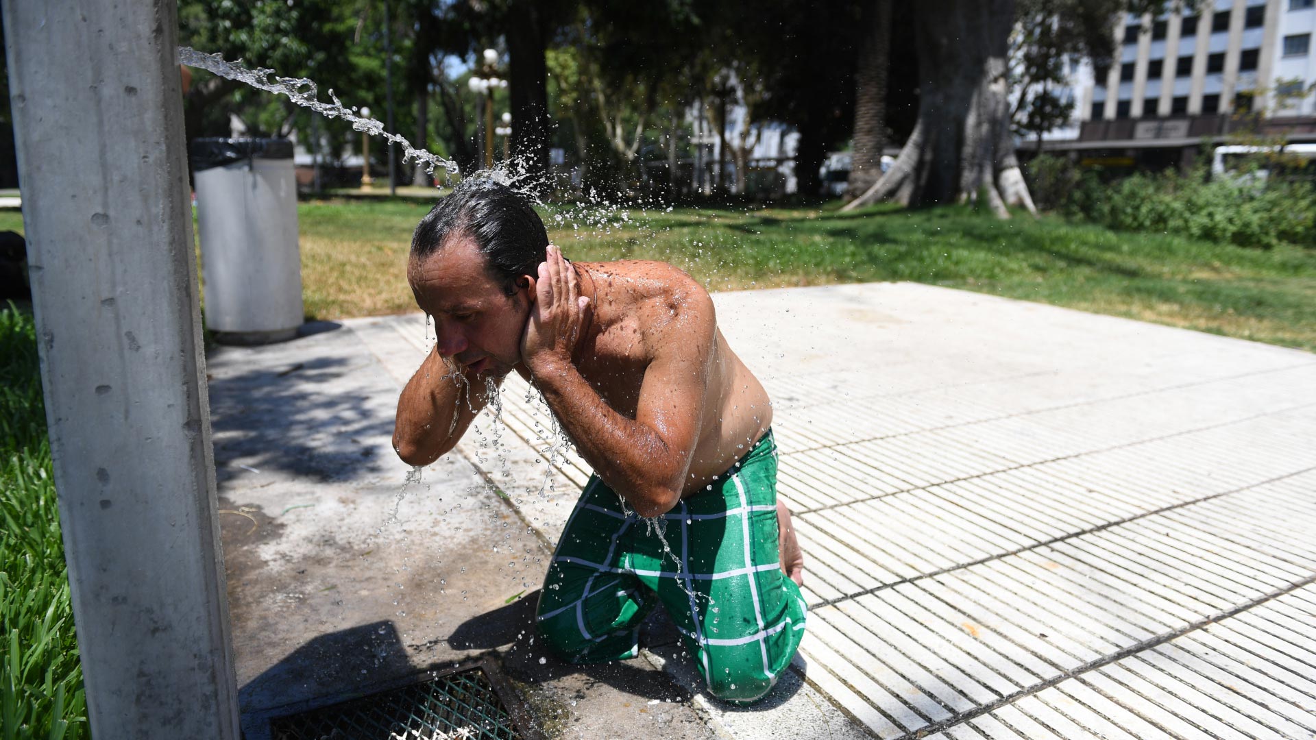 Los ciudadanos de CABA en el marco de la ola de calor durante la última semana (Maximiliano Luna)