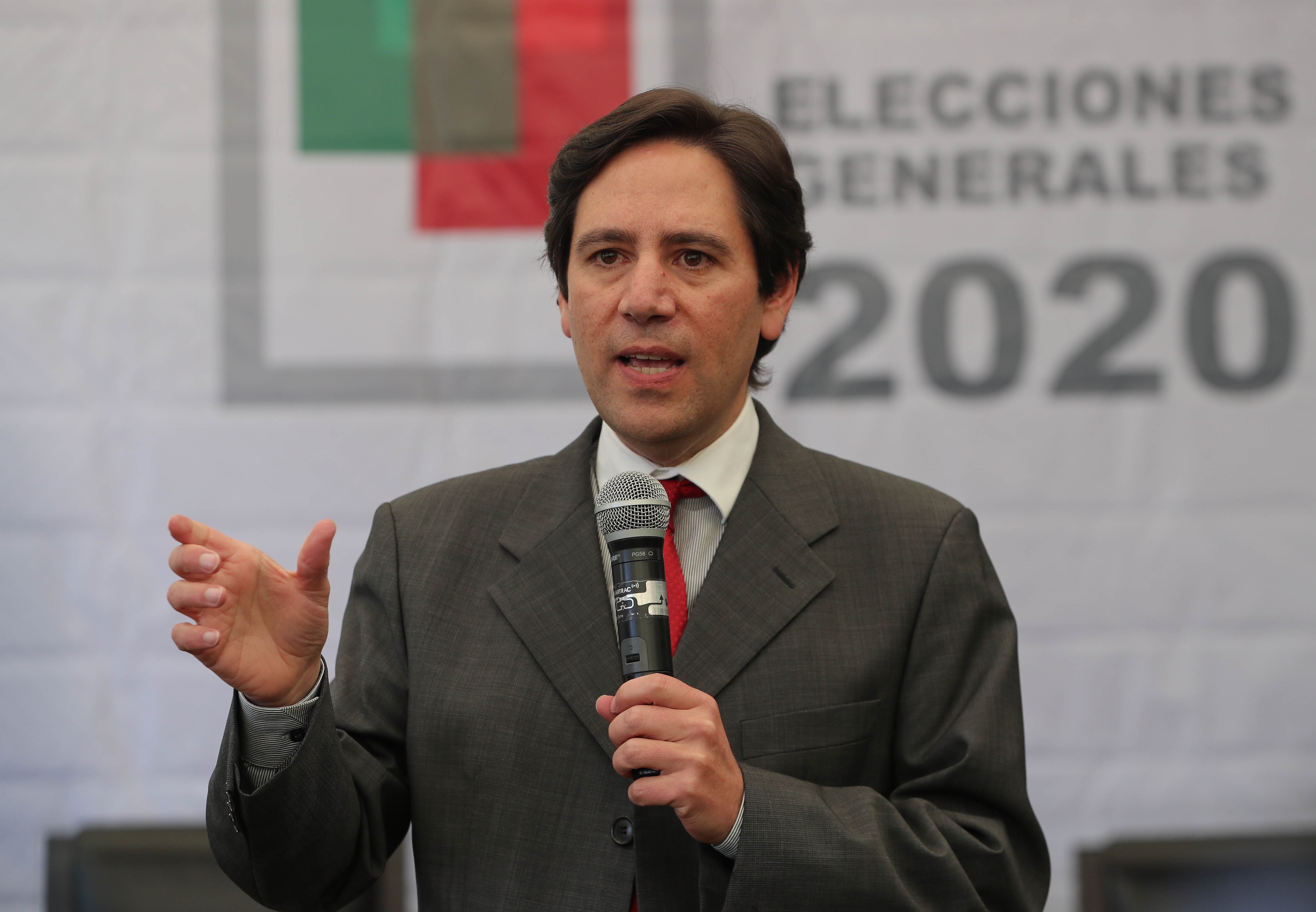 El presidente del Tribunal Supremo Electoral (TSE) de Bolivia, Salvador Romero (EFE)

