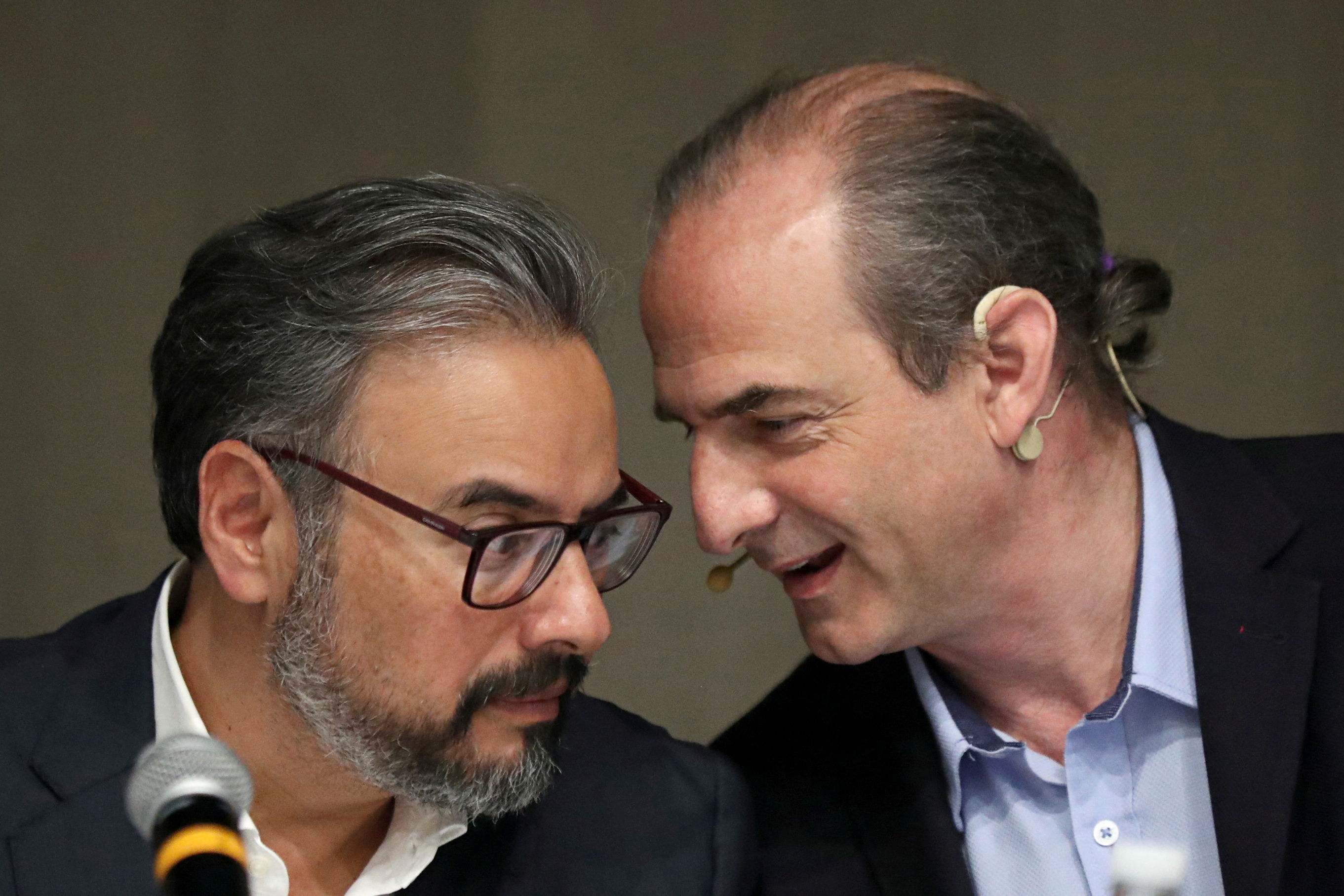 Marietto Ponce (left) questioned the veracity of Luisito Comunica's video REUTERS/Edgard Garrido