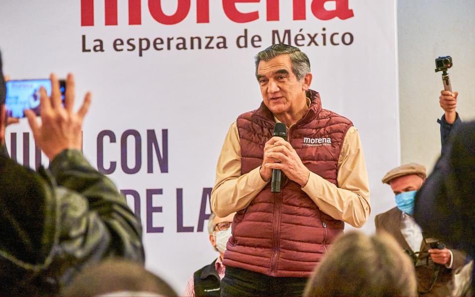 Américo Villarreal señaló a García Cabeza de Vaca de una orden de aprehensión en su contra (Foto: Twitter/@Dr_AVillareal)