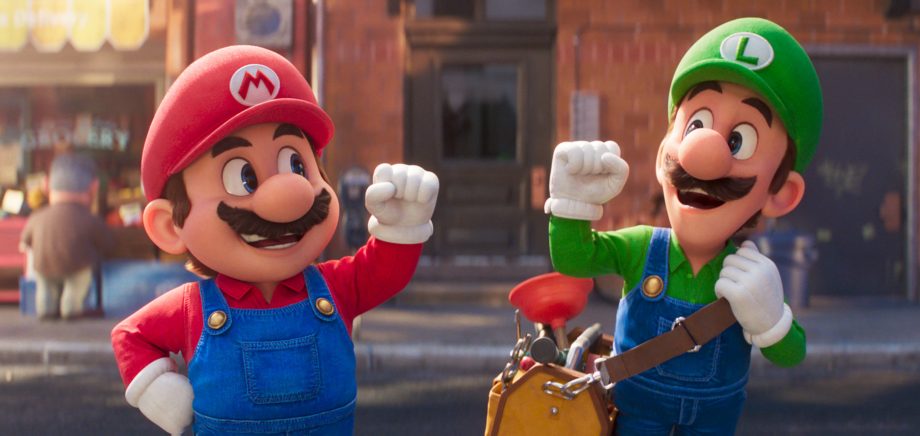 Chris Pratt pone la voz a Mario y Charlie Day interpreta a Luigi en "Super Mario Bros. La Película". (Universal Pictures)