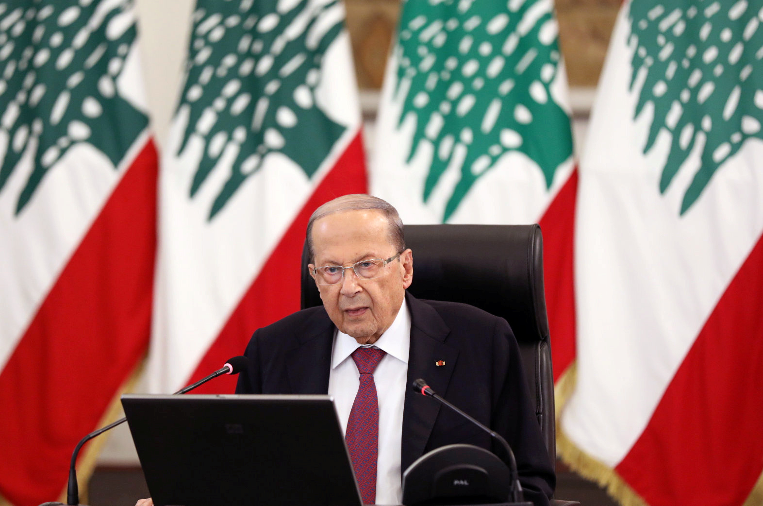 El presidente de El Líbano, Michel Aoun (REUTERS/Mohamed Azakir)