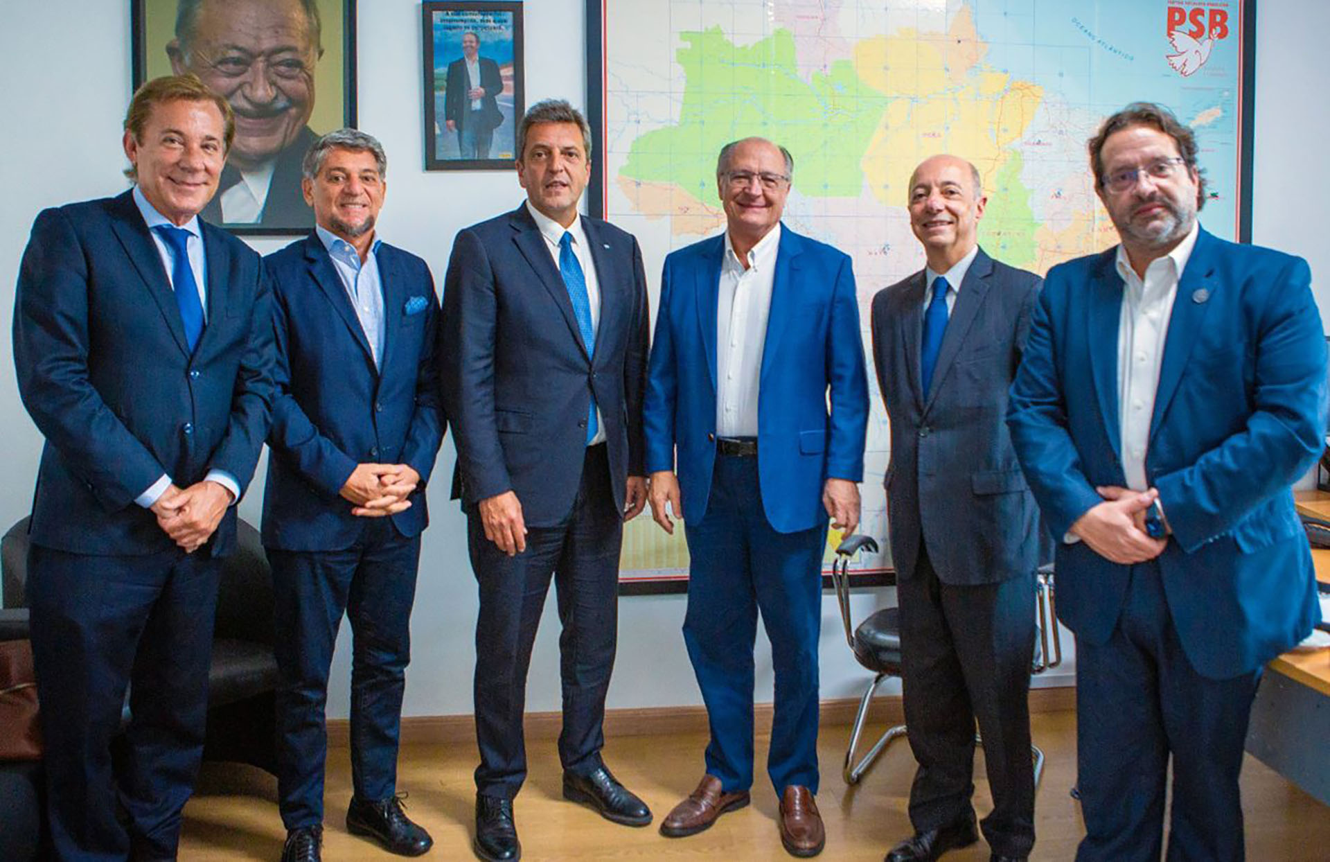 Massa, Lavagna, Pandiani y Alckmin, entre otros