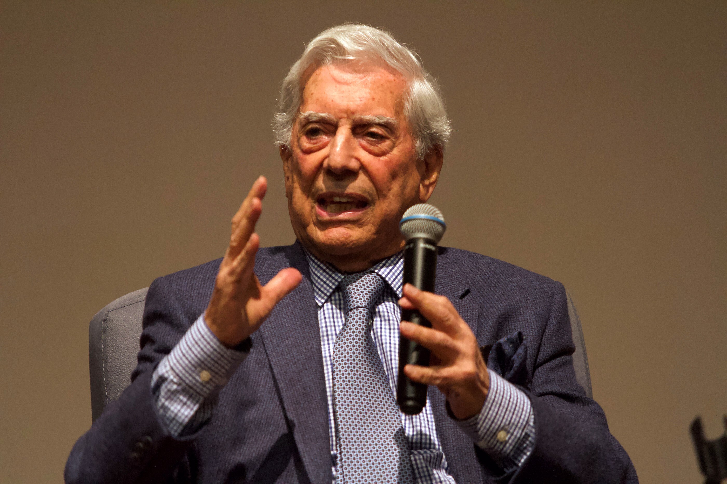 El escritor peruano Mario Vargas Llosa, en una fotografía de archivo.  EFE/Mario Guzmán