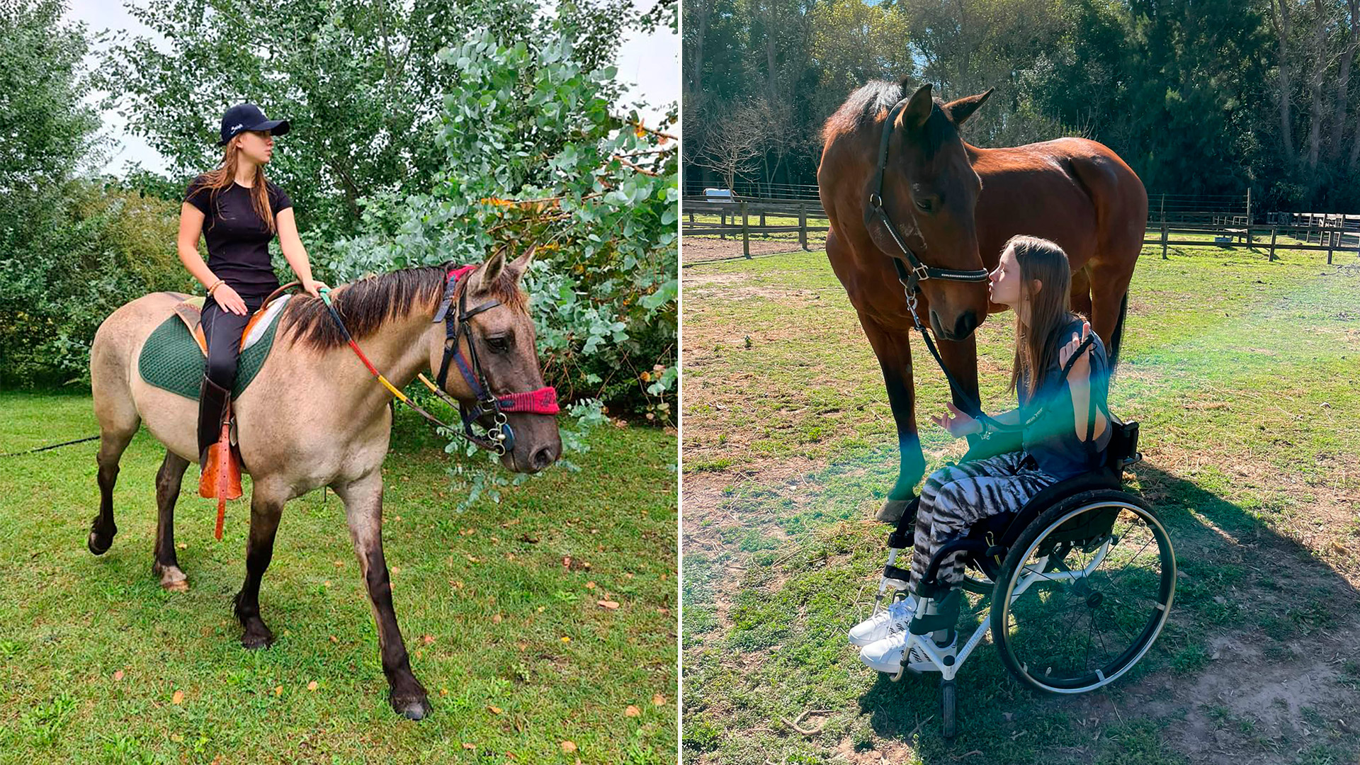 La chica que se cayó del caballo y tiene que usar una silla de ruedas: “No es un límite para ser feliz”