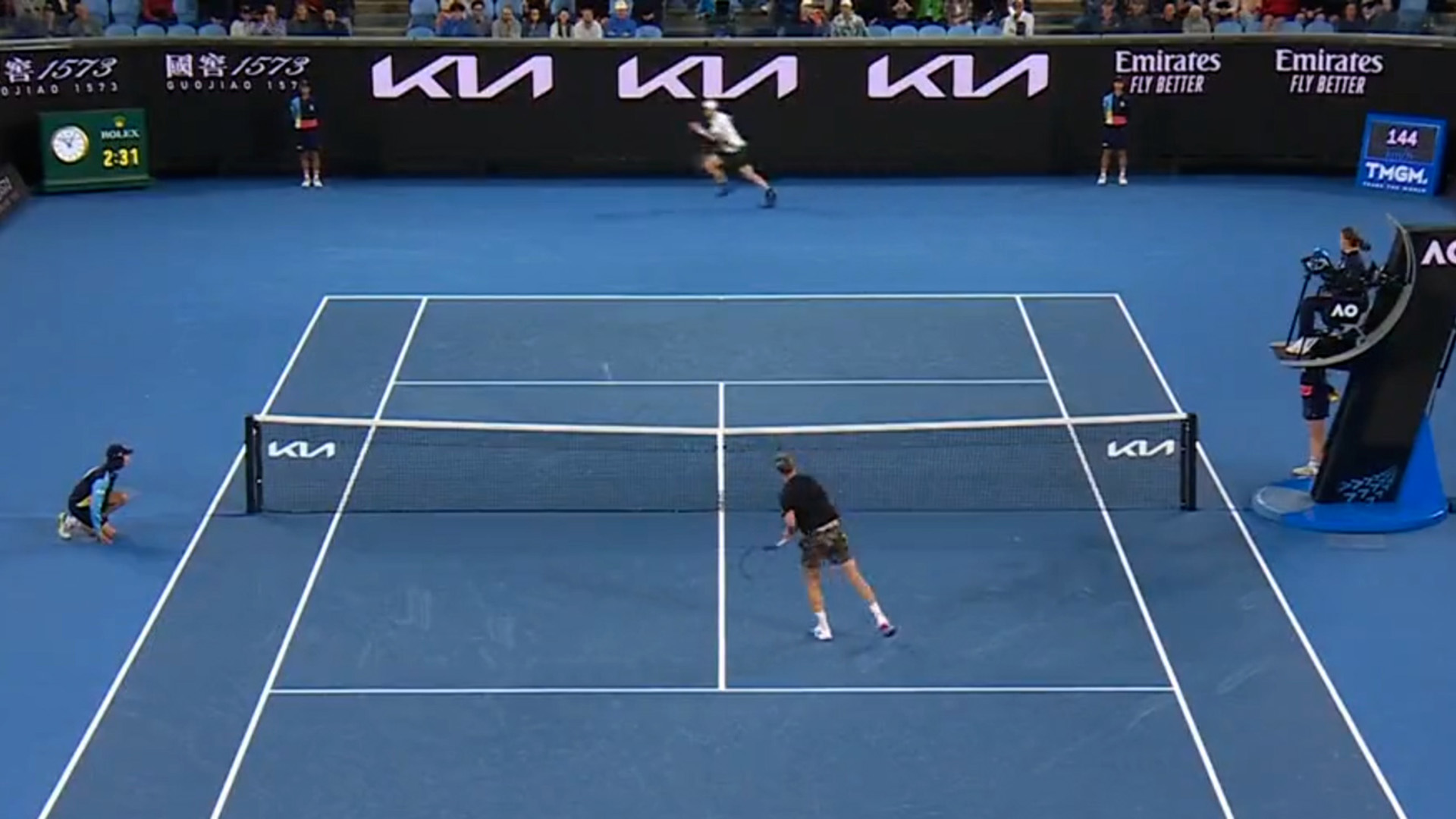 El increíble punto de Andy Murray en su épica remontada ante Kokkinakis en el Australian Open