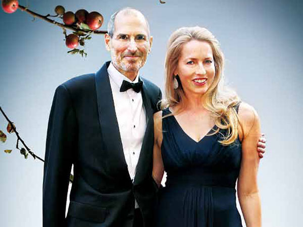 Steve Jobs y su esposa Laurene Powell