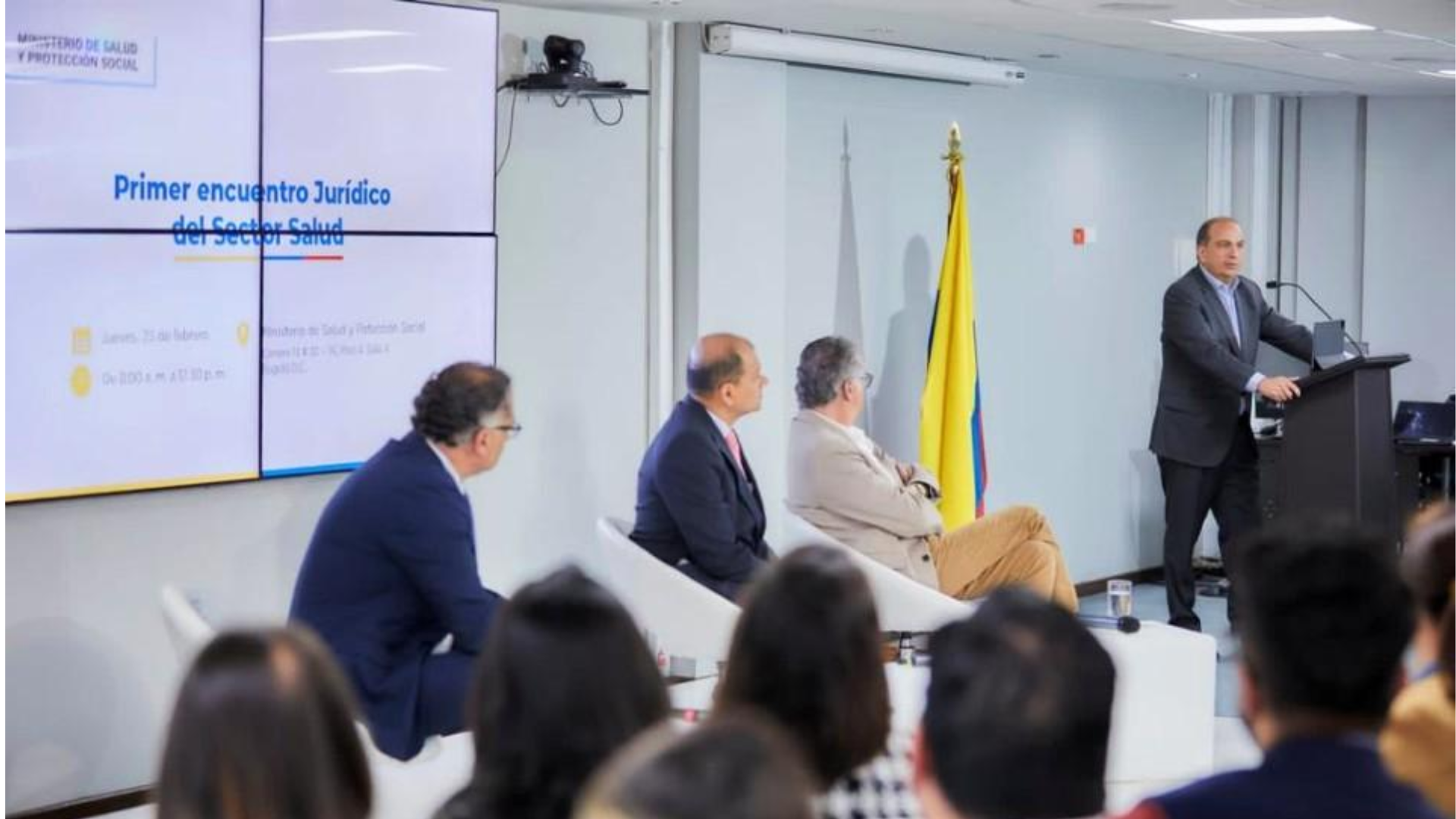Defensor del Pueblo presentó decálogo de logros y desafíos del sector salud en el marco de la reforma del sistema de salud. (Defensoría del Pueblo)