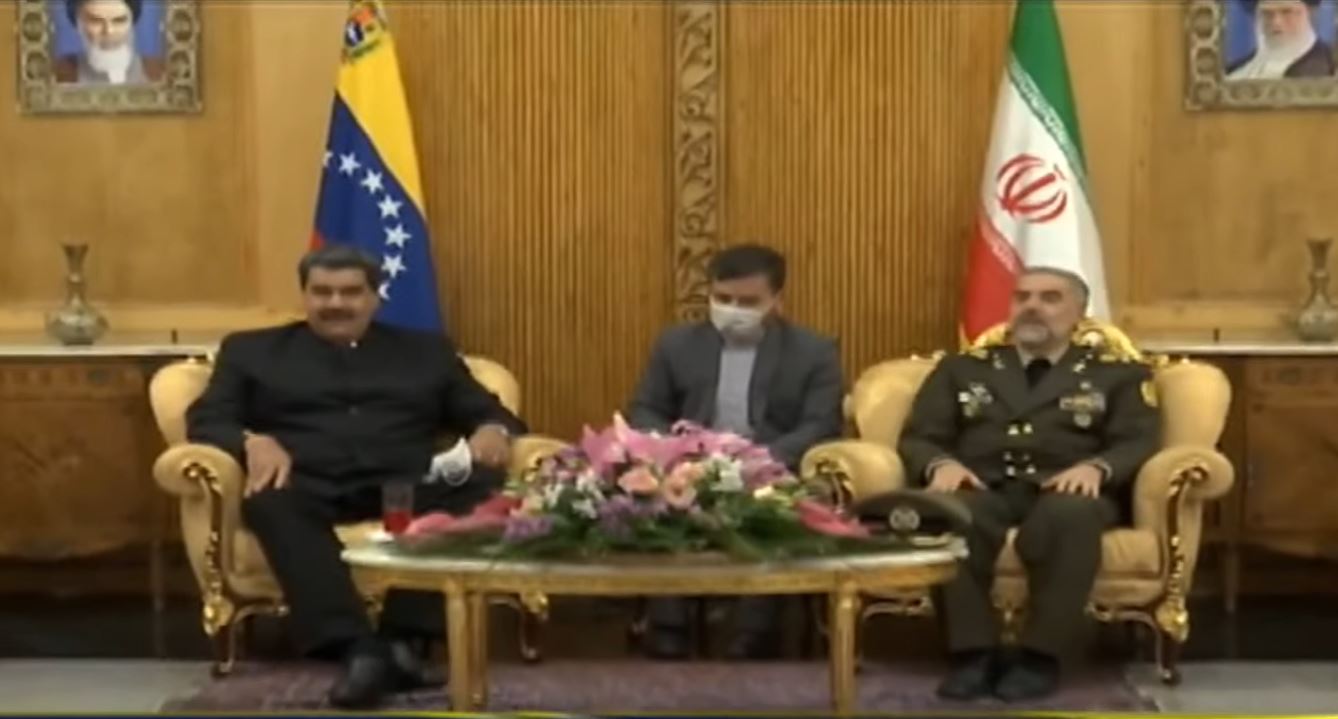 Diktator Nicolas Maduro møtte iranske tjenestemenn i Teheran som en del av hans besøk til Tyrkia og Algerie (VTV).