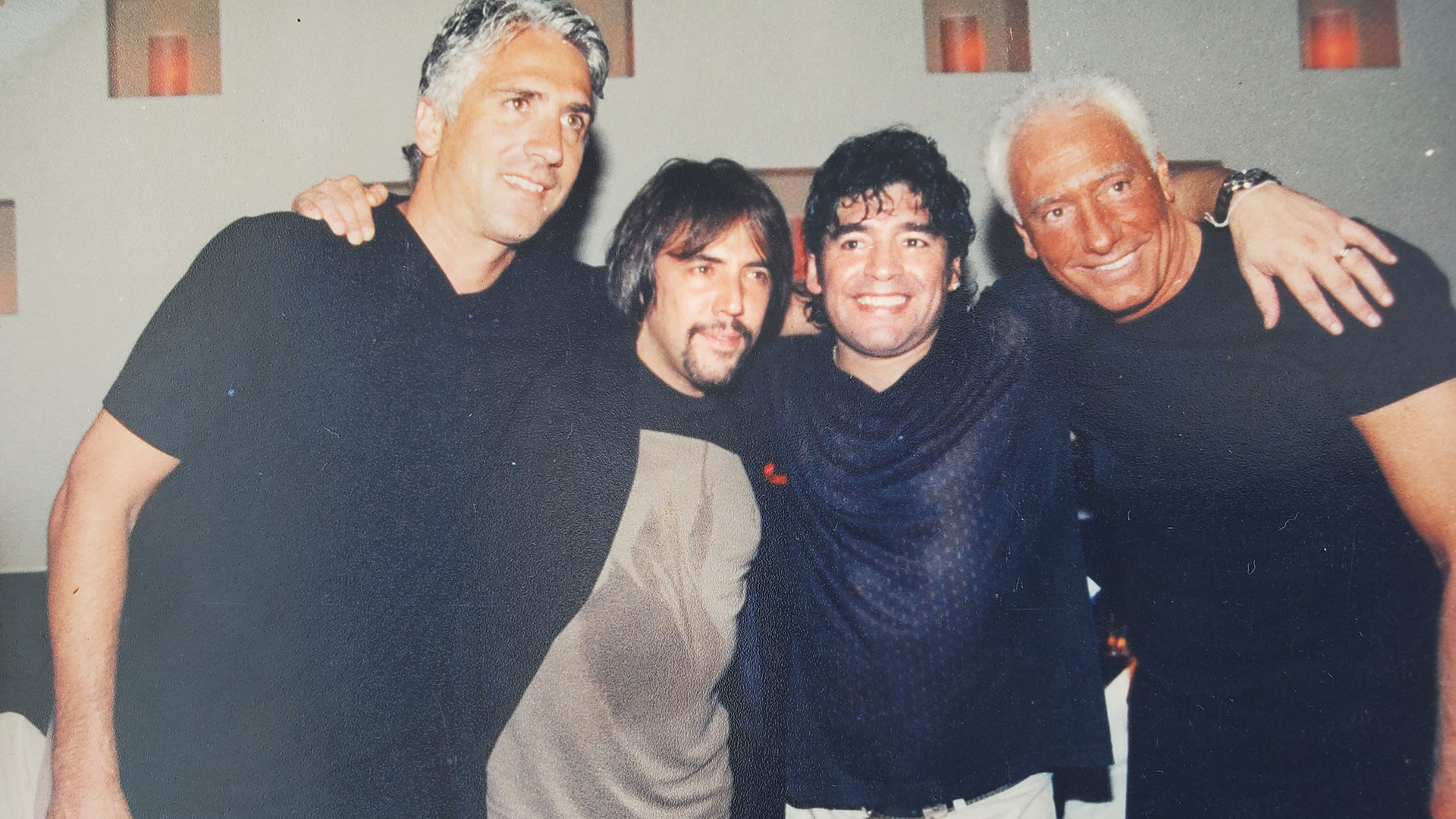 Leo y Diego junto a Alejandro Lerner y Guillermo Cóppola