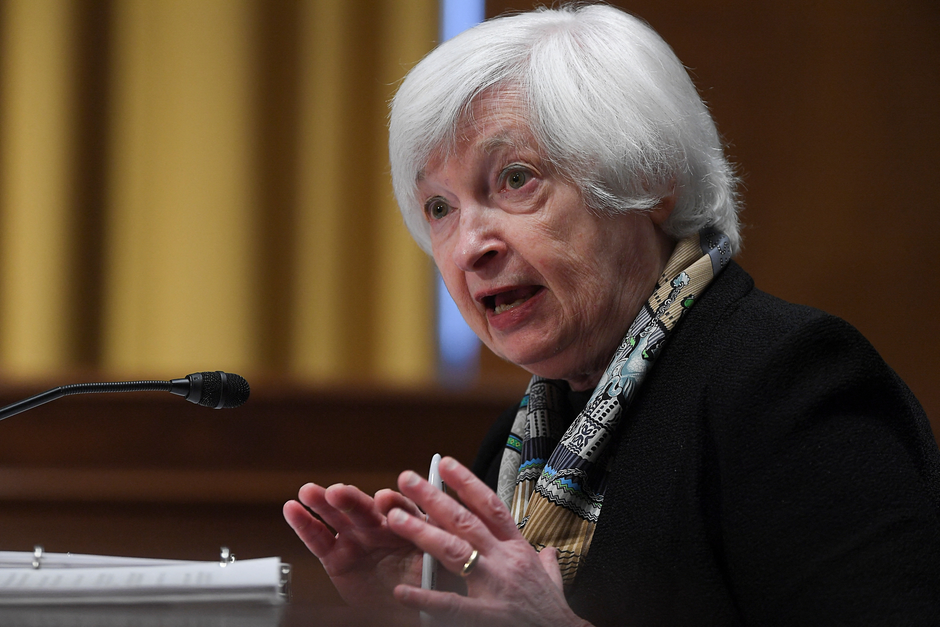 La secretaria del Tesoro de EEUU Janet Yellen (REUTERS/Mary F. Calvert)