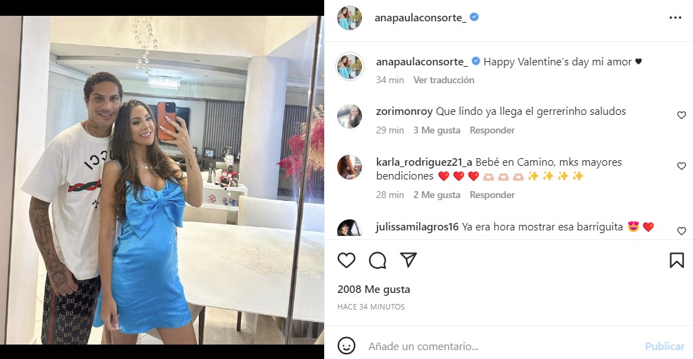 Ana Paula Consorte comparte foto de su embarazo. (Instagram)