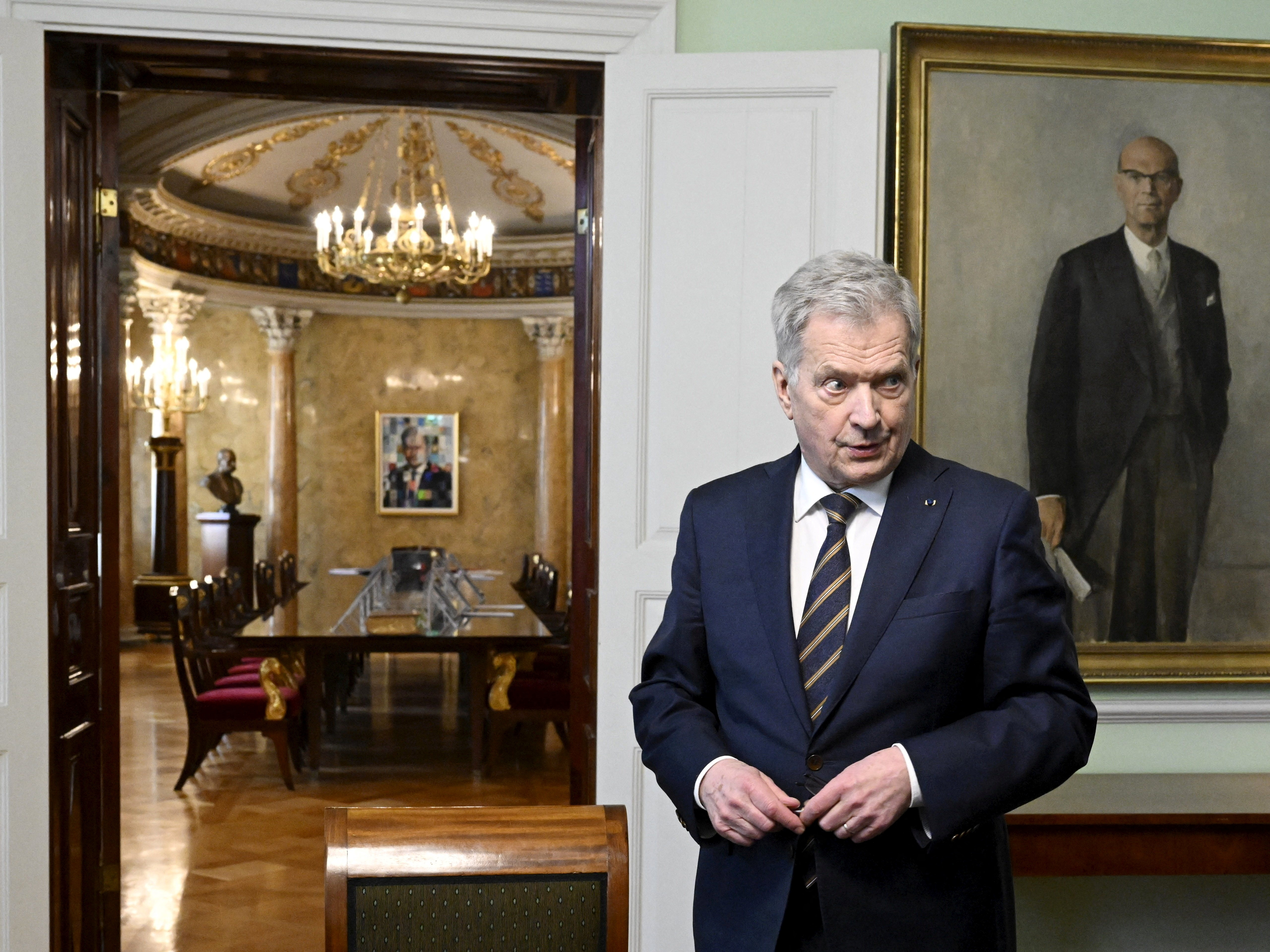 El presidente de Finlandia, Sauli Niinistö. (Markku Ulander/Vía REUTERS)