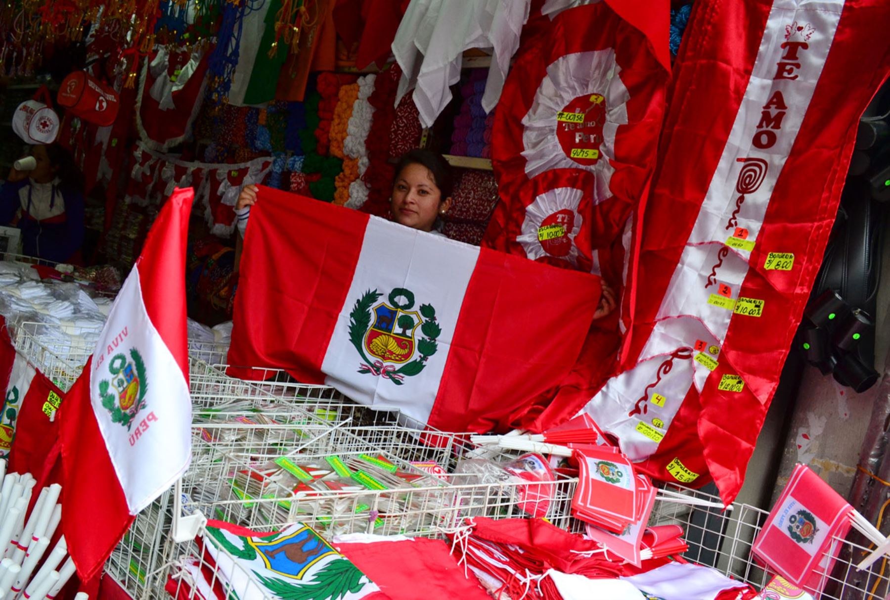Bandera del Perú.
