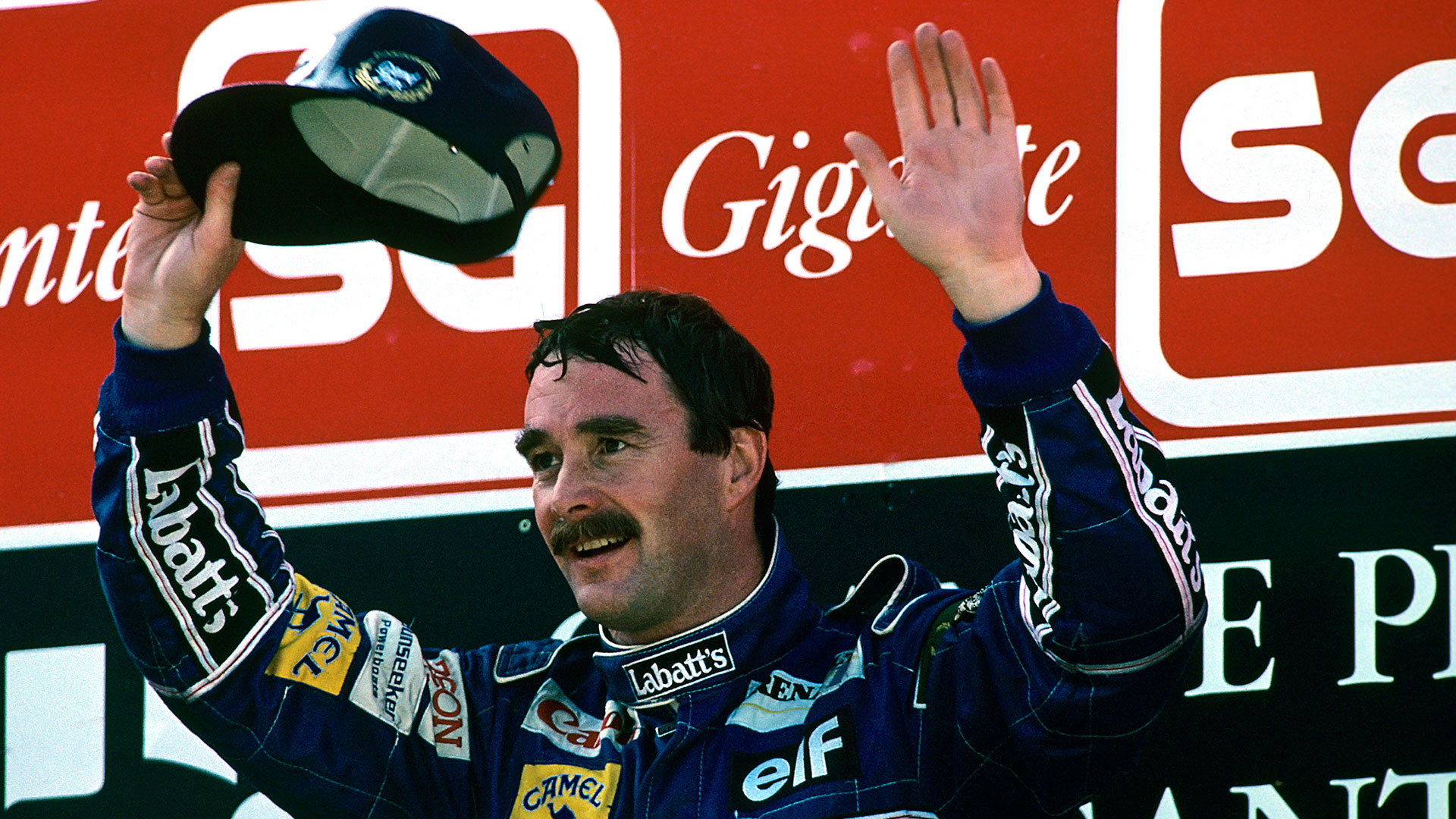 Nigel Mansell en 1992