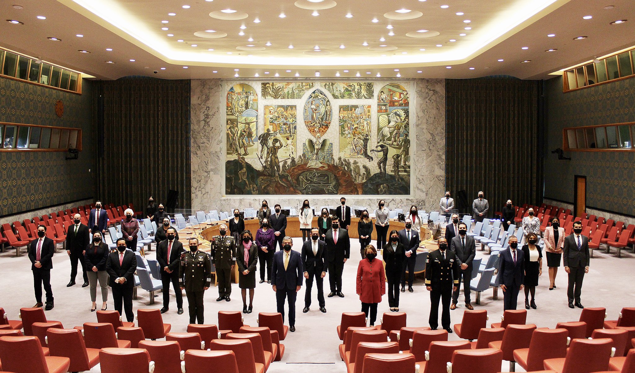 México presidirá el Consejo de Seguridad de la ONU para el bienio 2021-2022. (Foto: Twitter @MexOnu)