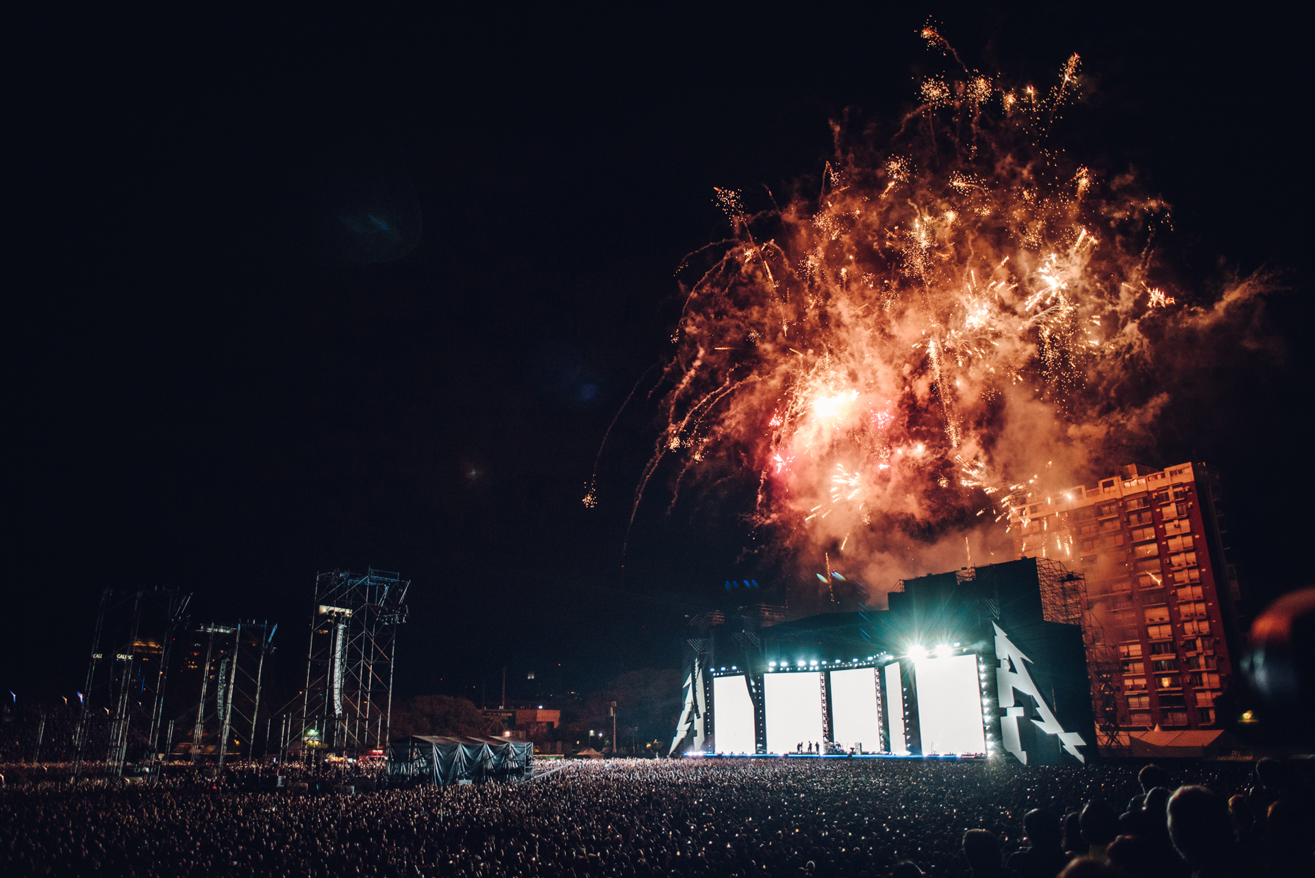 Más de 60 mil personas disfrutaron del show de Metallica en el Campo Argentino de Polo y unas 250 mil lo siguieron a través de la transmisión de Flow (Foto: Trigo Gerardi / Gentileza DF Entertainment)