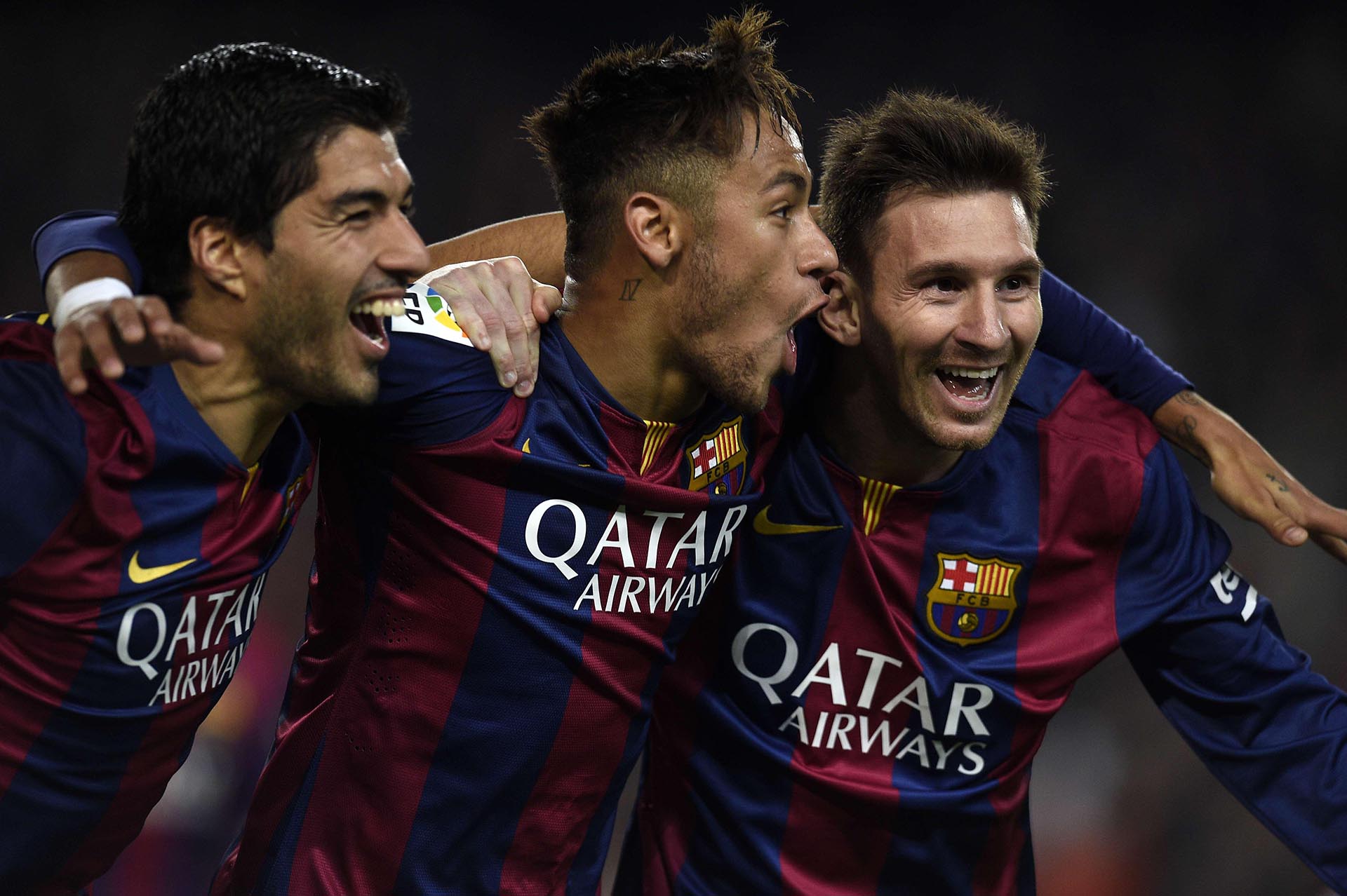 Los sudamericanos alcanzaron a formar una amistad durante su paso por Barcelona (AFP)