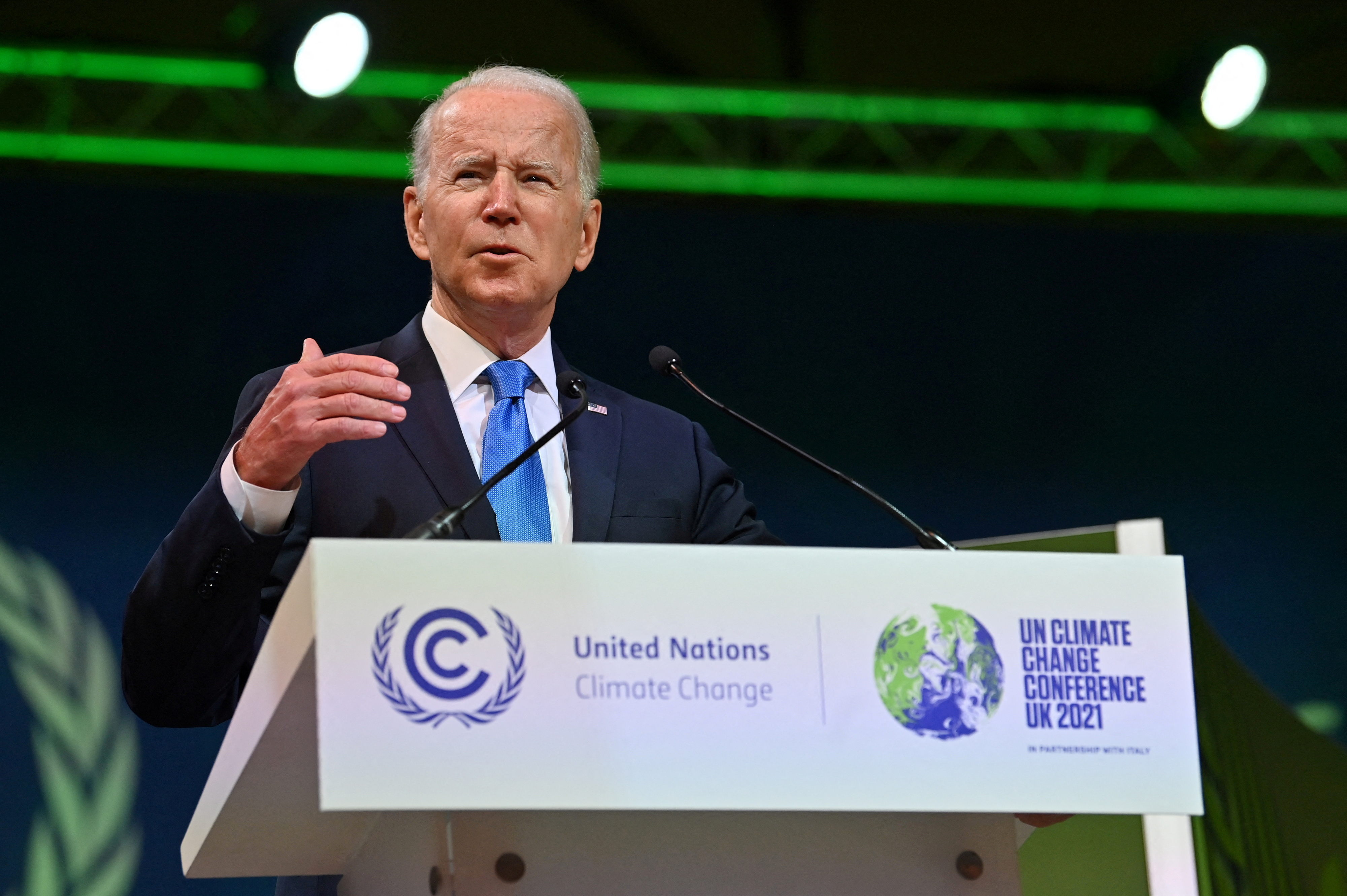 Biden había puesto a la lucha climática como una de las prioridades de su gestión (REUTERS)