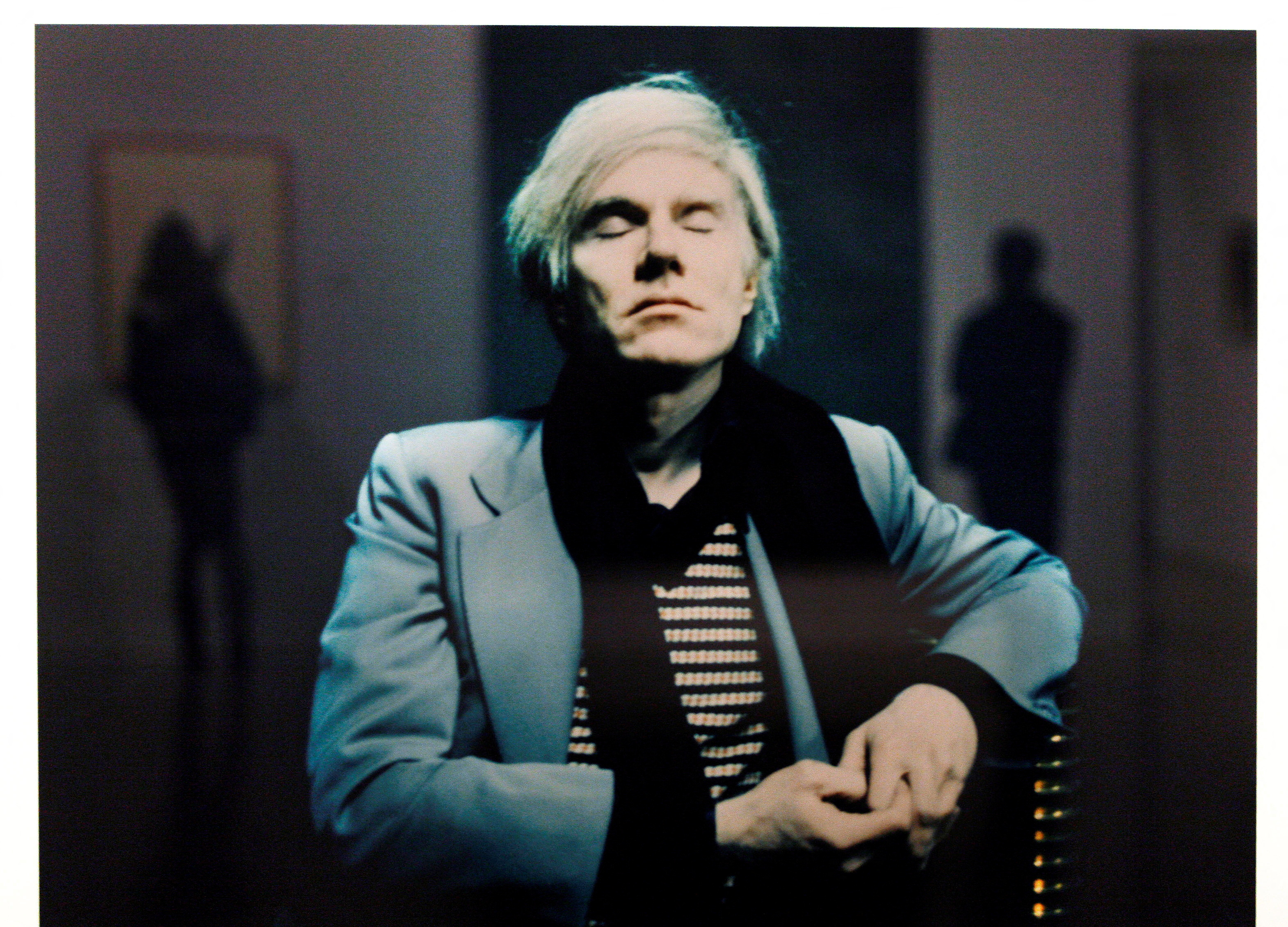 Retrato de Andy Warhol por Timm Rautert, parte de la exhibición  "Warhol on Warhol" en el centro cultural Casa Encendida de Madrid, noviembre de 2007 (Foto: REUTERS/Susana Vera)