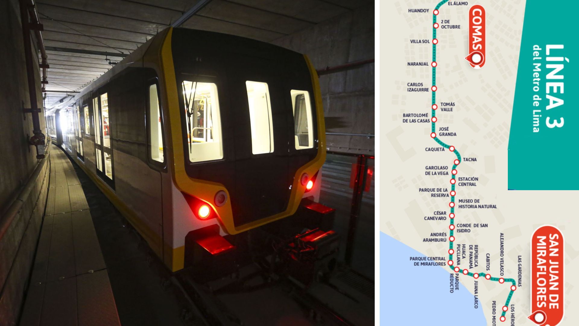 Línea 3 del Metro de Lima: las estaciones que tendrá y los distritos donde estarán ubicadas
