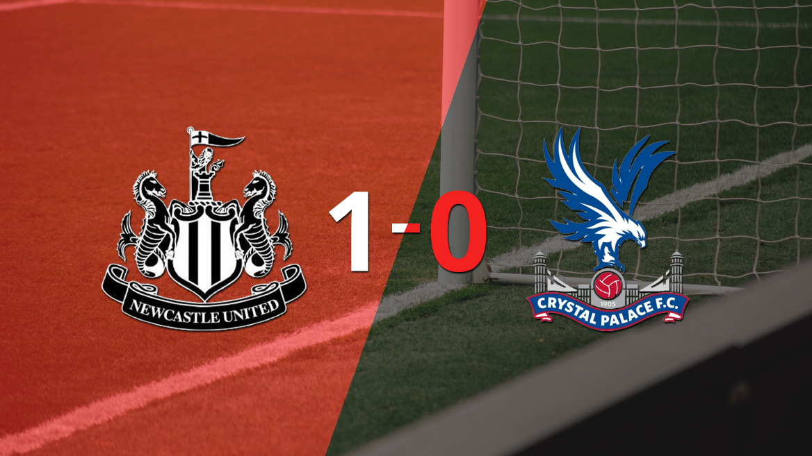 Newcastle United le ganó 1-0 como local a Crystal Palace