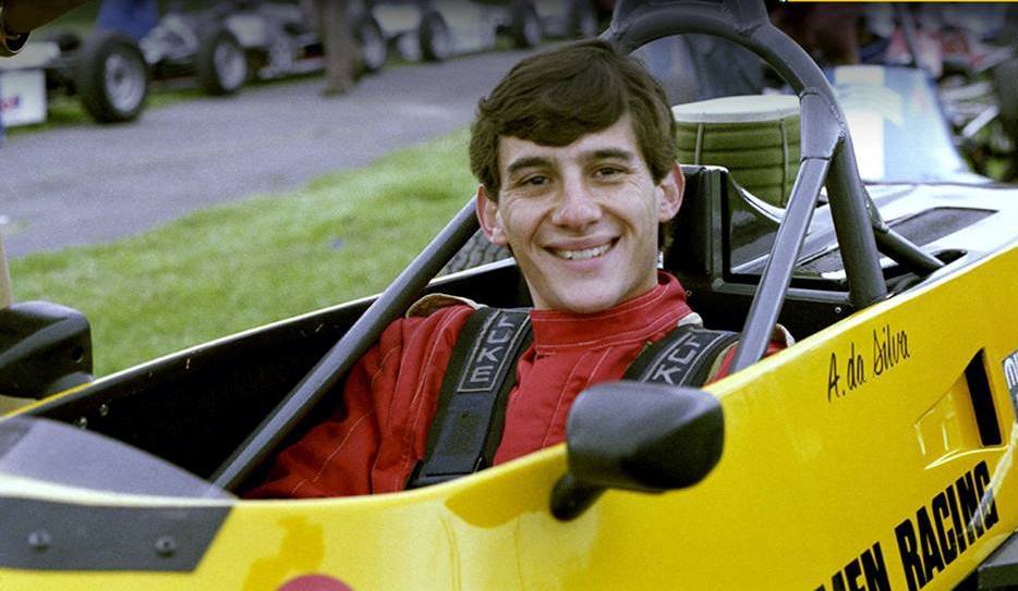 Ayrton Senna en 1981 en la Fórmula Ford 1.600 (Instituto Ayrton Senna).