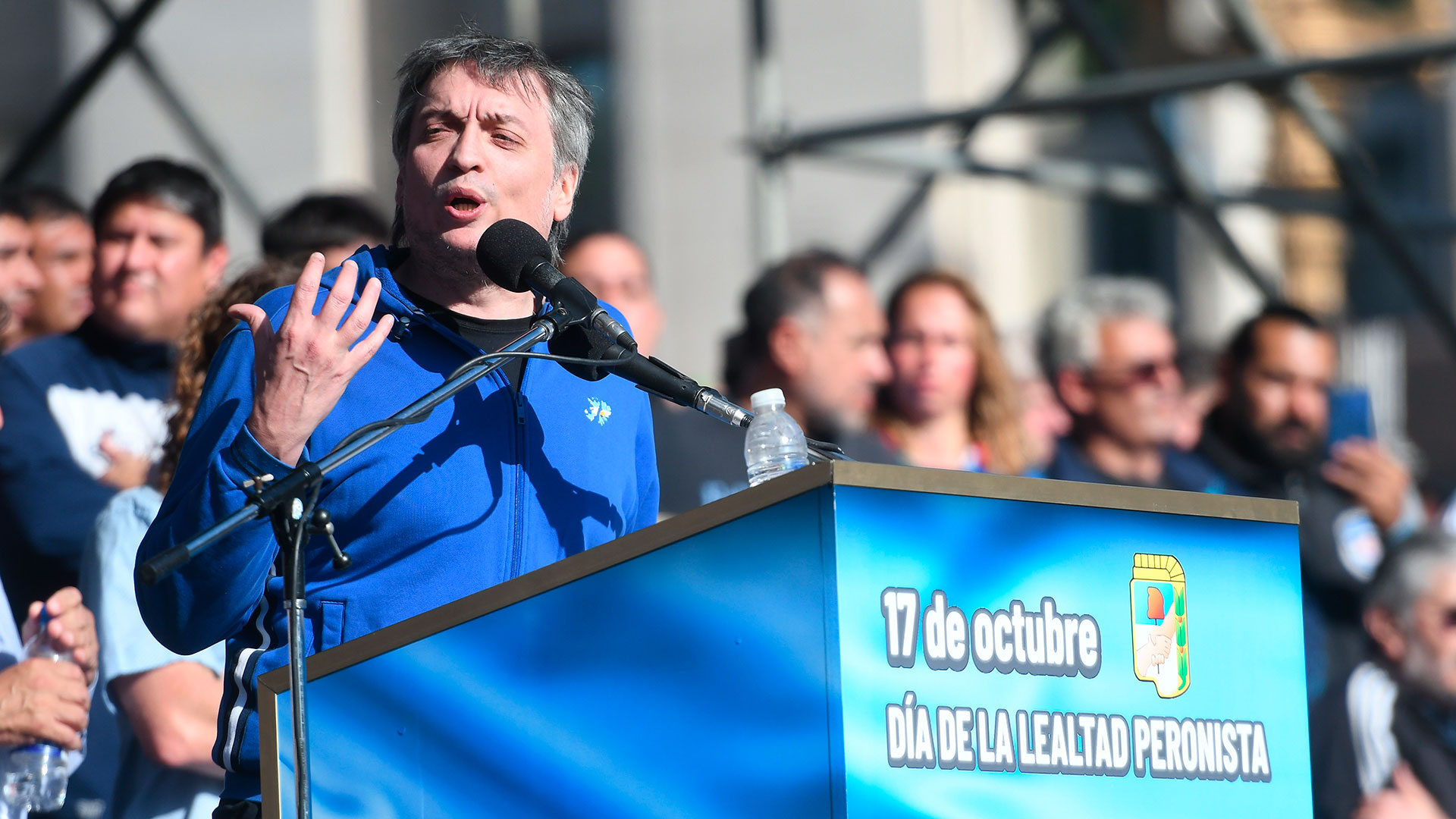 Máximo Kirchner apuntó con dureza contra la CGT (Télam)