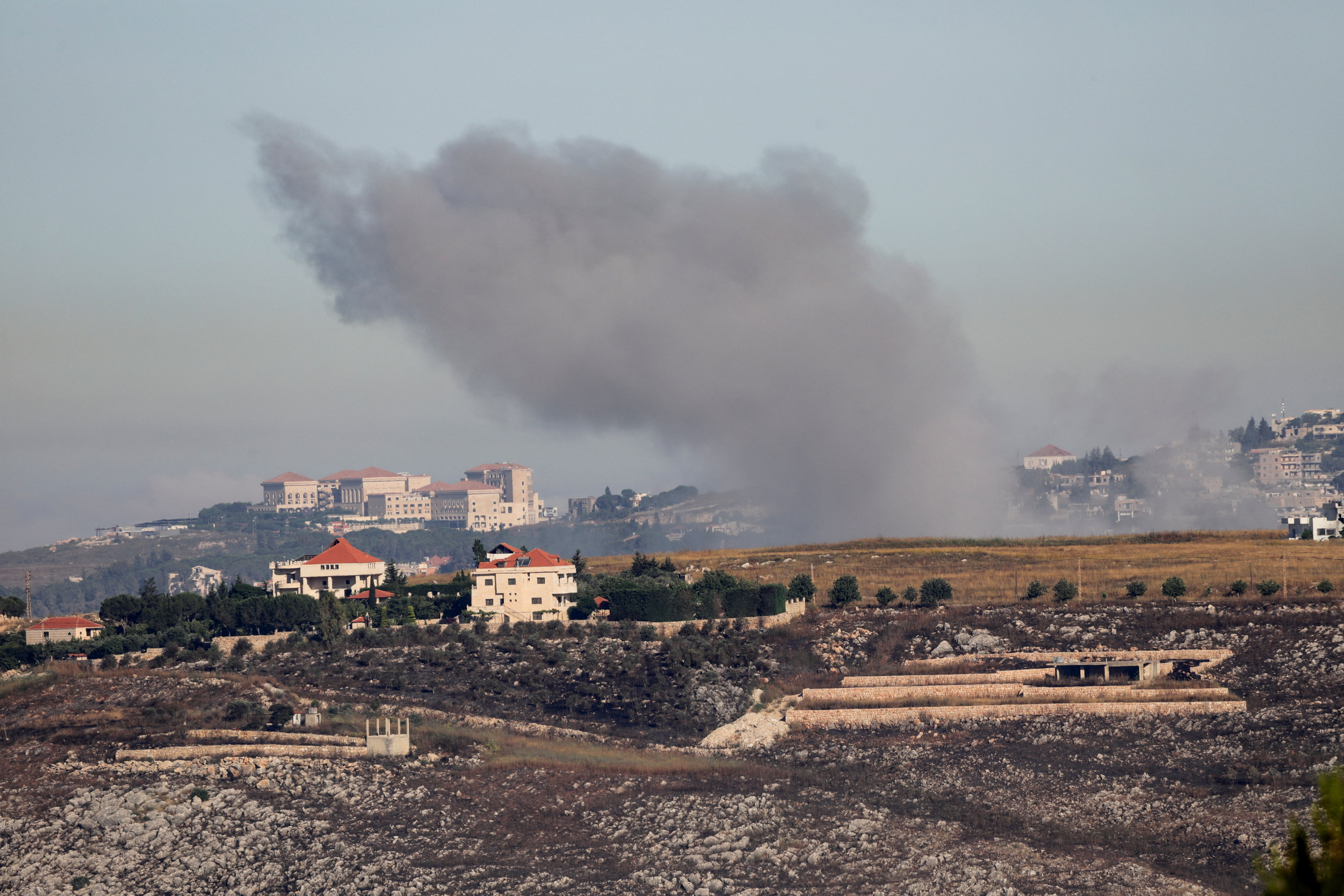 El Ej&eacute;rcito de Israel bombarde&oacute; 150 posiciones del grupo terrorista Hezbollah en el sur del L&iacute;bano