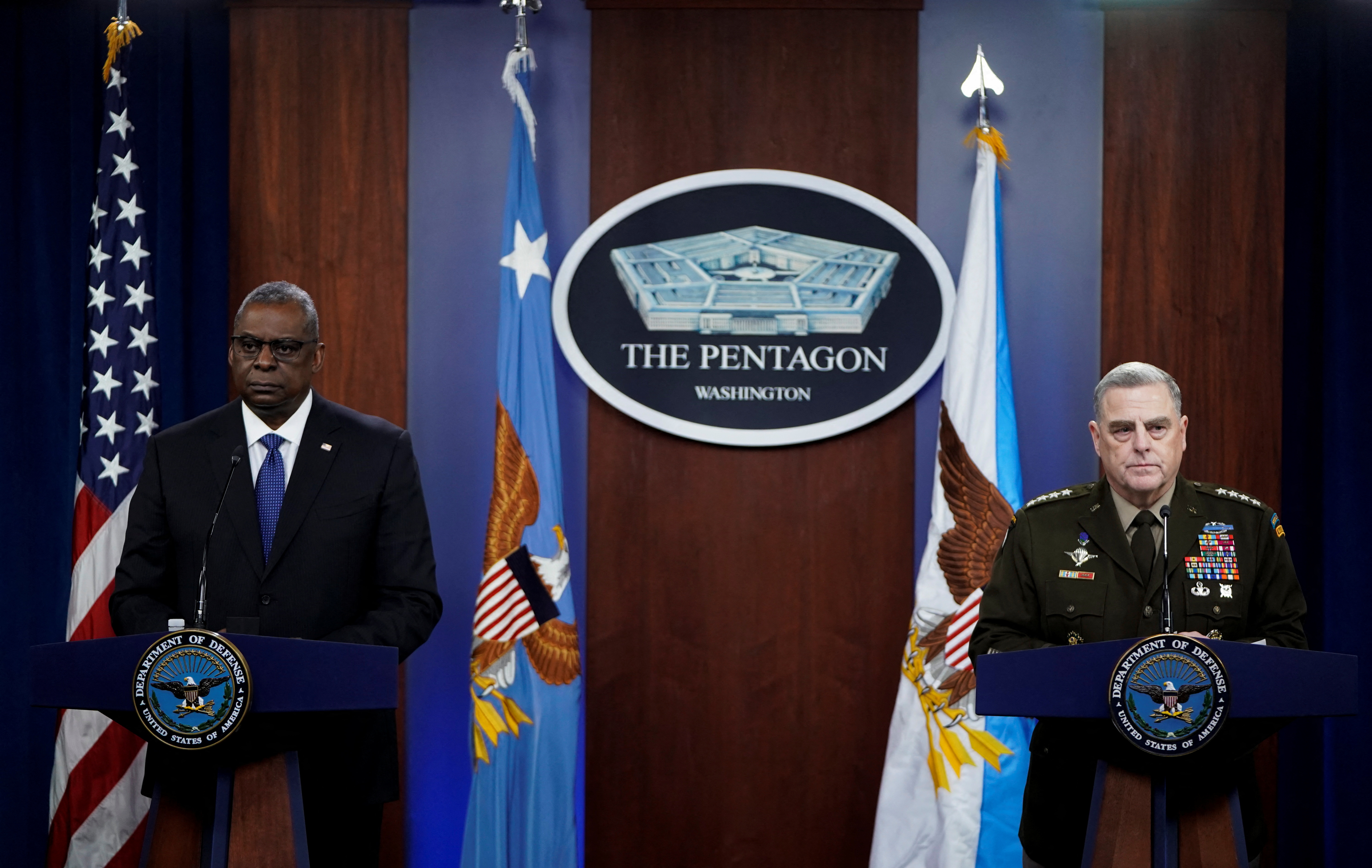 El Pentágono ha puesto a 8.500 soldados en alerta máxima (REUTERS/Joshua Roberts)