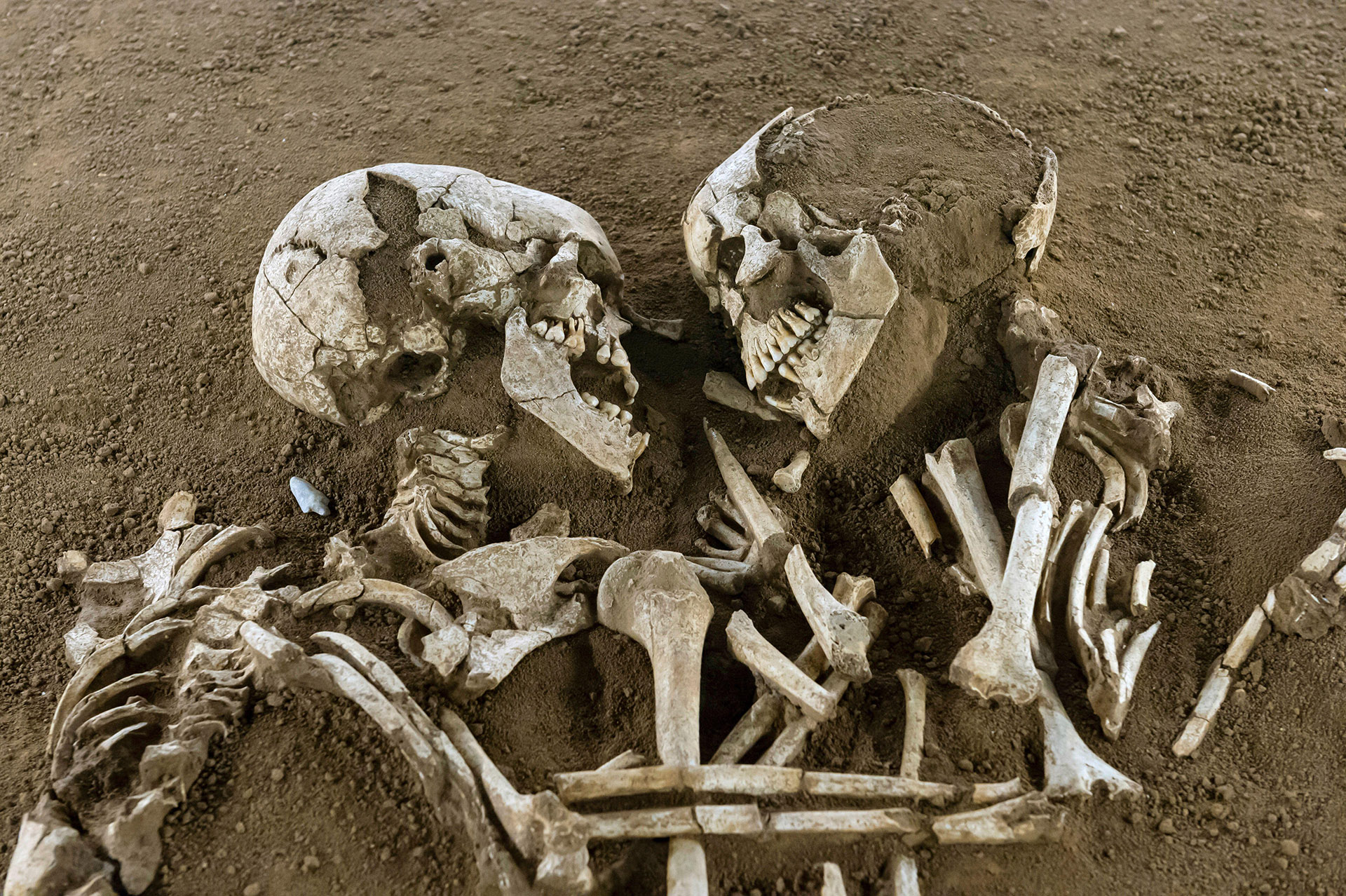 La historia de los cadáveres sepultados hace más de 5.000 años que fueron hallados abrazados