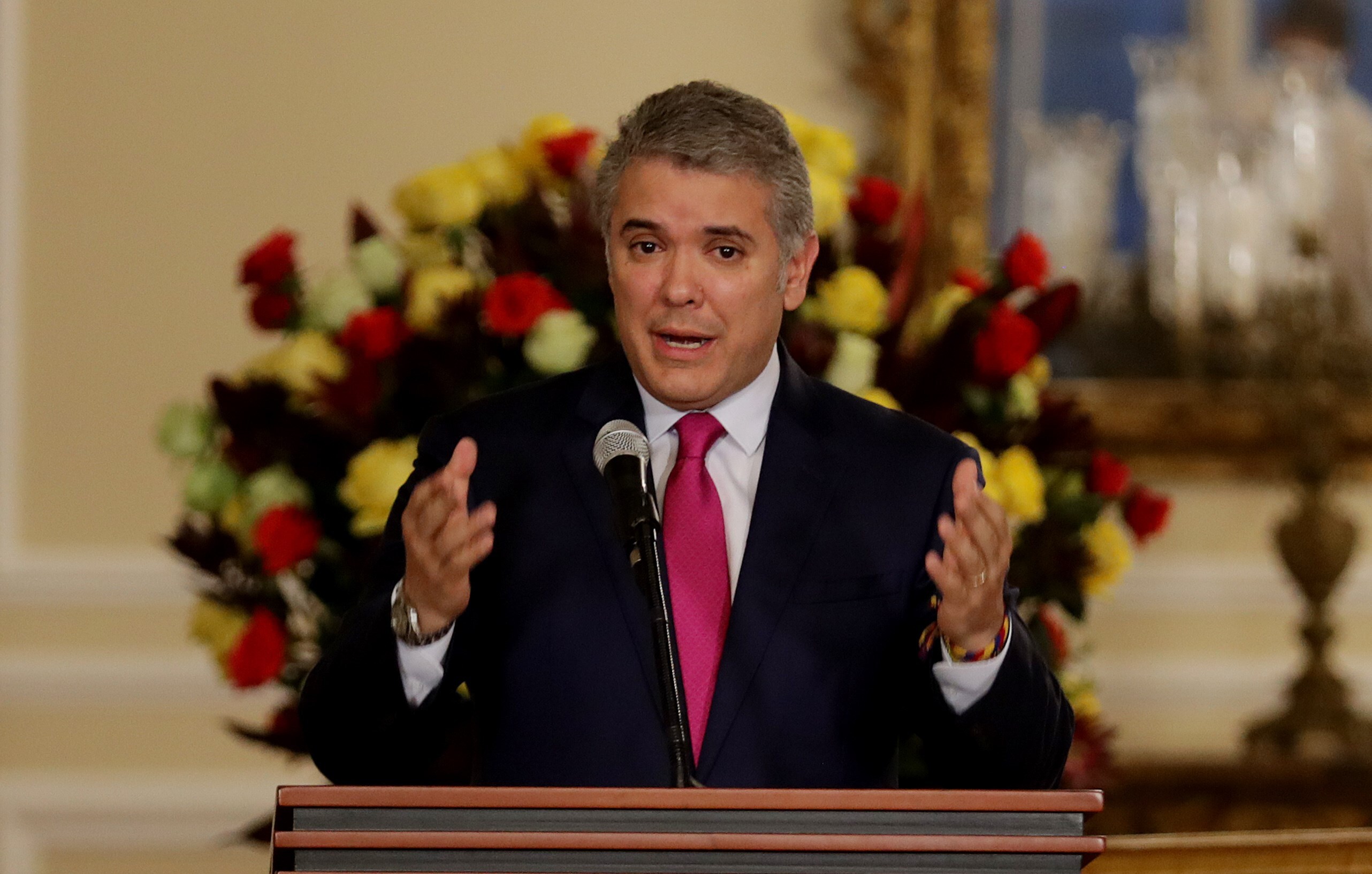 En la imagen, el presidente de Colombia, Iván Duque. EFE/Leonardo Muñóz
