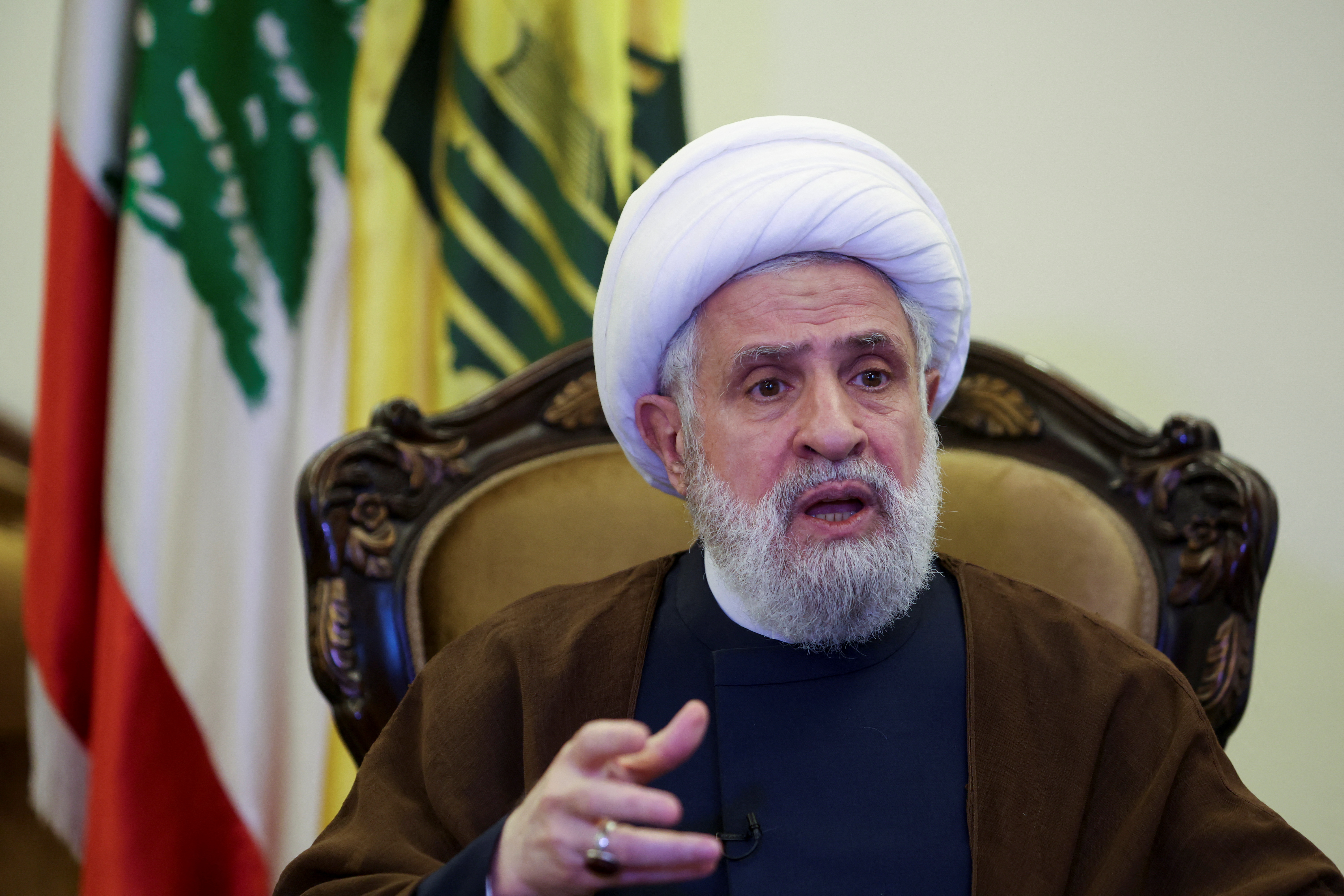 Naim Qassem, líder de Hezbollah (REUTERS)