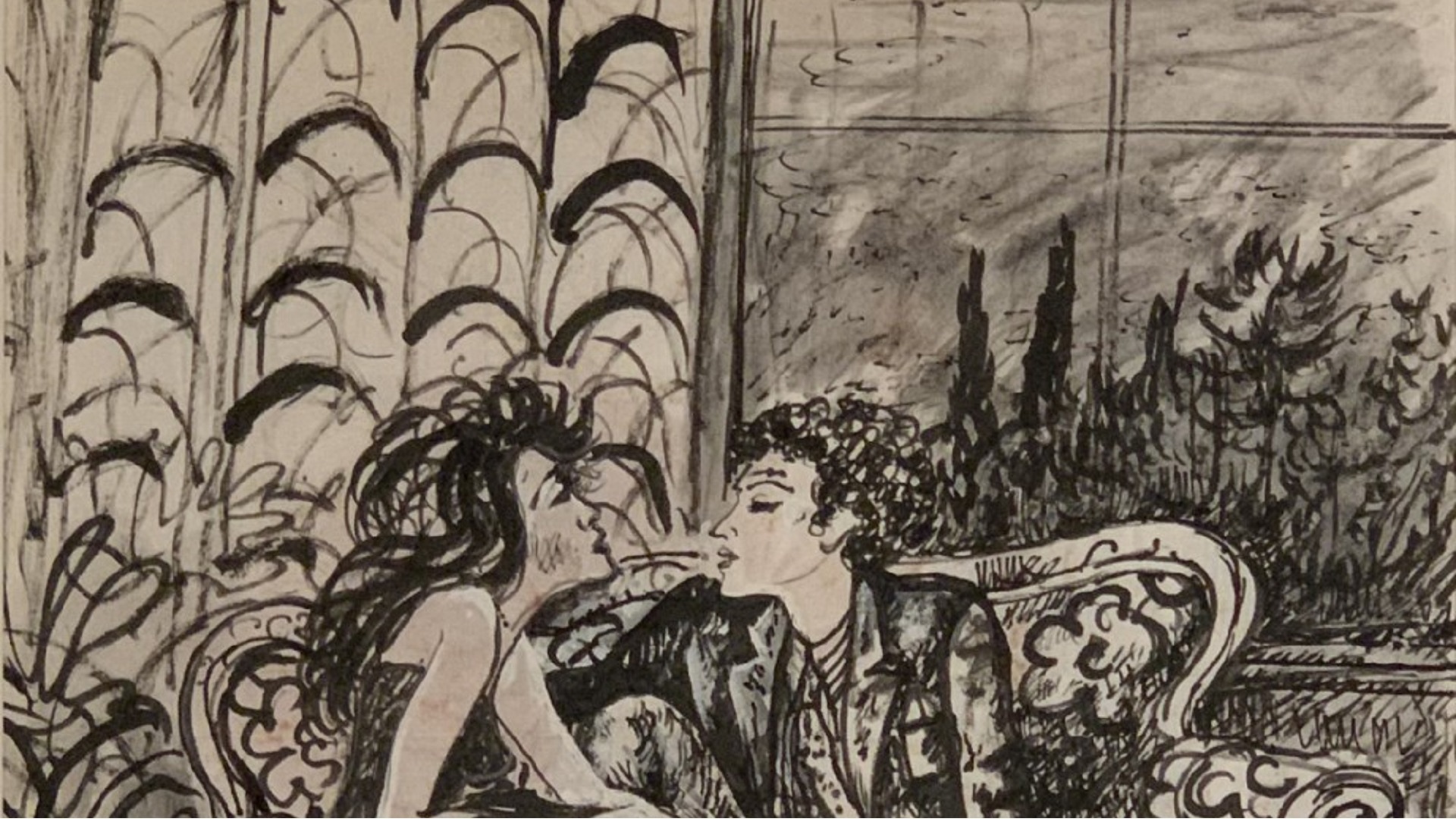 “Berni erótico”, una muestra con 12 dibujos pornográficos nunca antes exhibidos del gran pintor argentino
