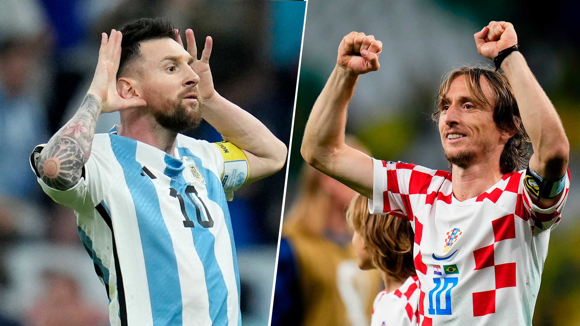 Messi vs Modric. Los emblemas de Argentina y Croacia estarán cara a cara en busca de la final del Mundial Qatar 2022