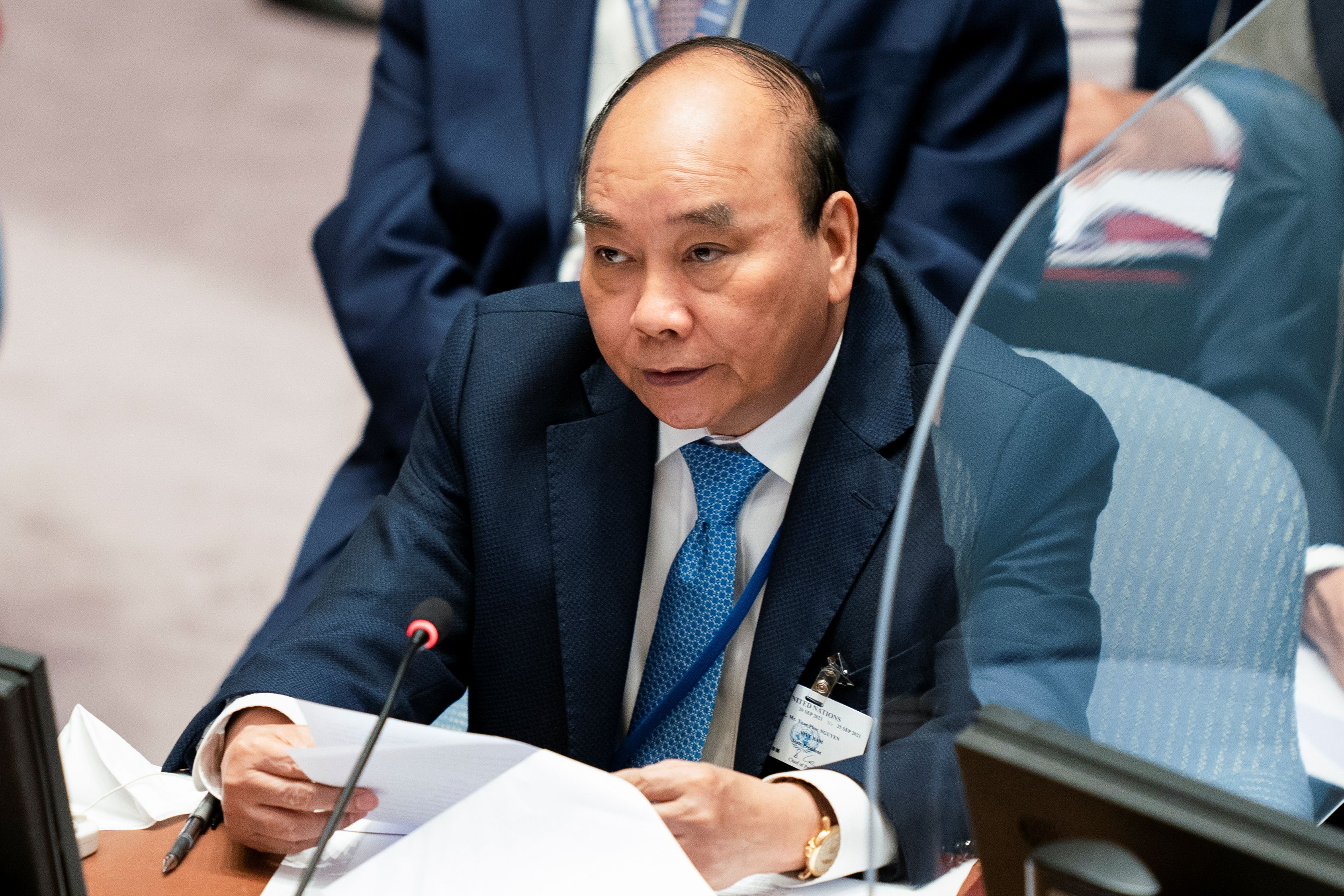 Nguyen Xuan Phuc, presidente de Vietnam (John Minchillo/Pool via REUTERS)