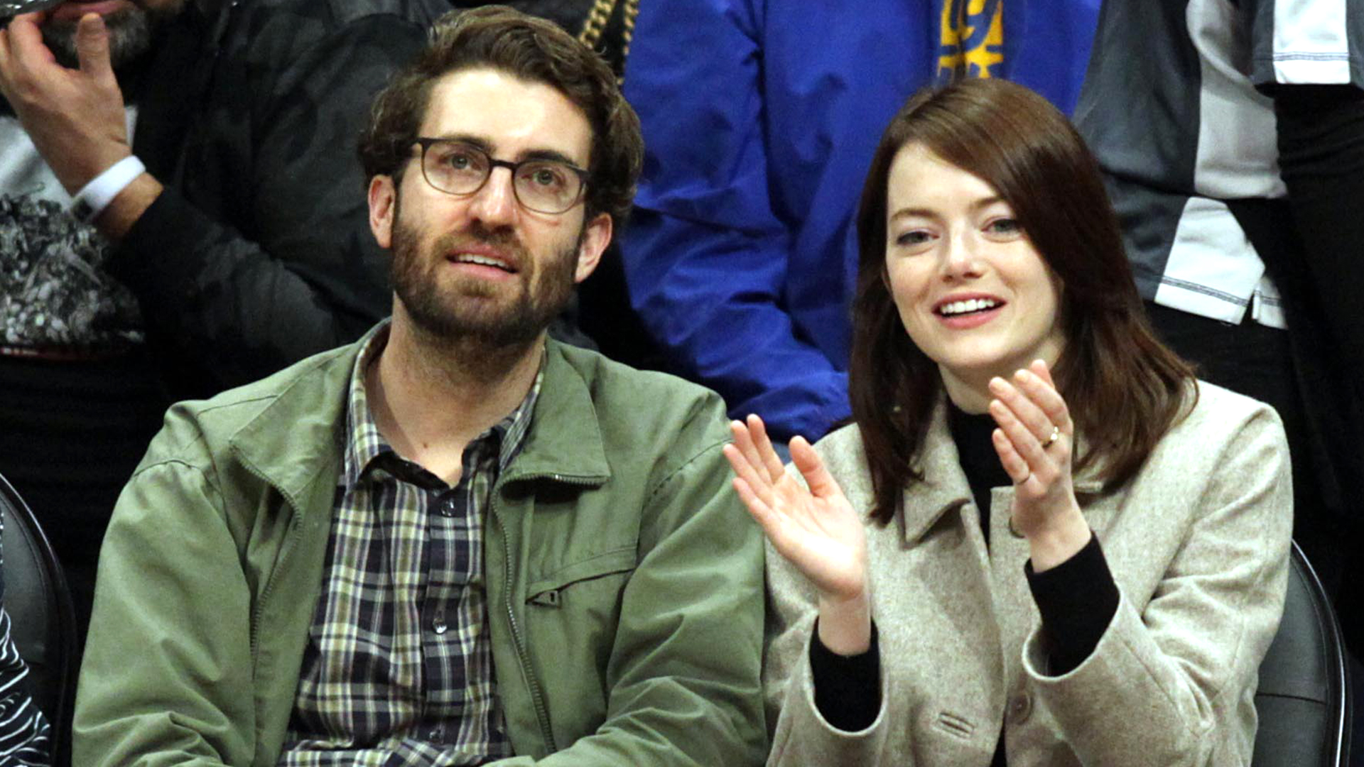 Emma-Stone con Dave-McCary (Grosby)