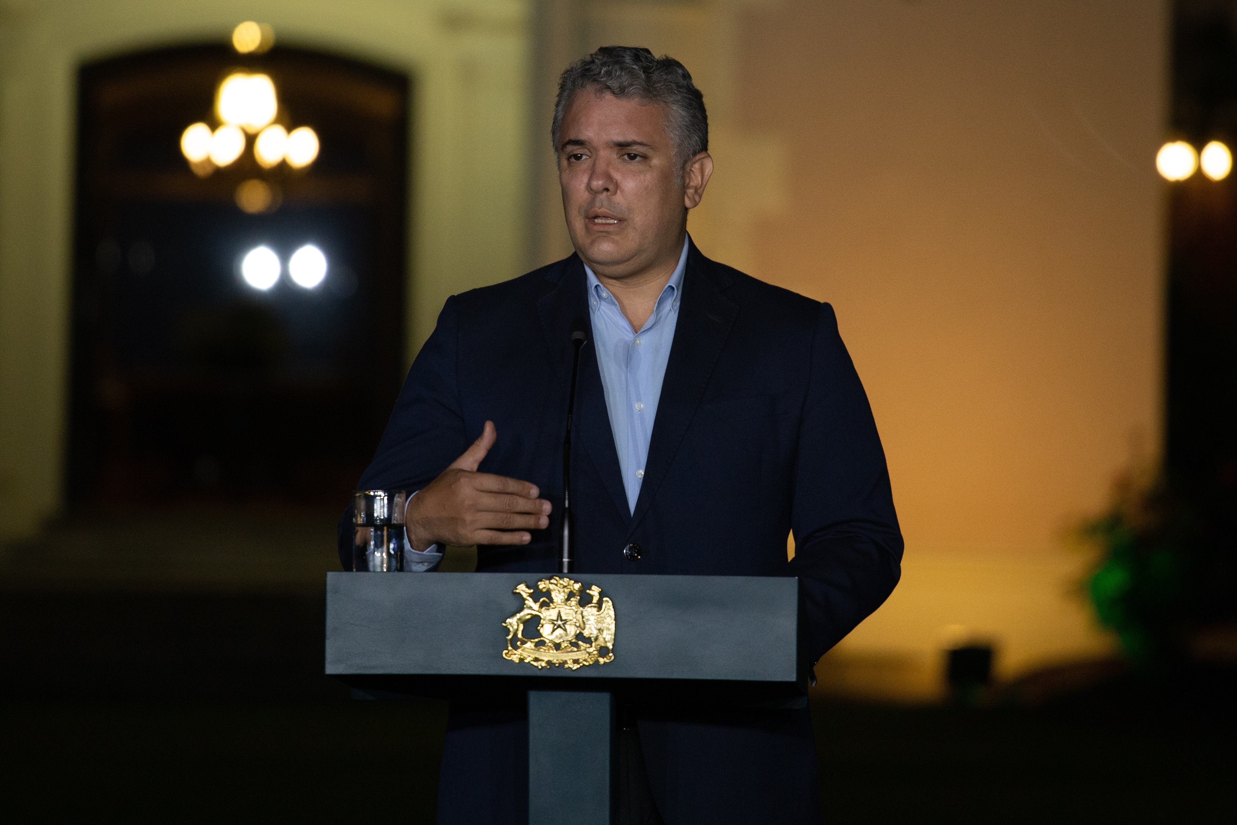El mandatario colombiano, Iván Duque. EFE/Adriana Thomasa/Archivo
