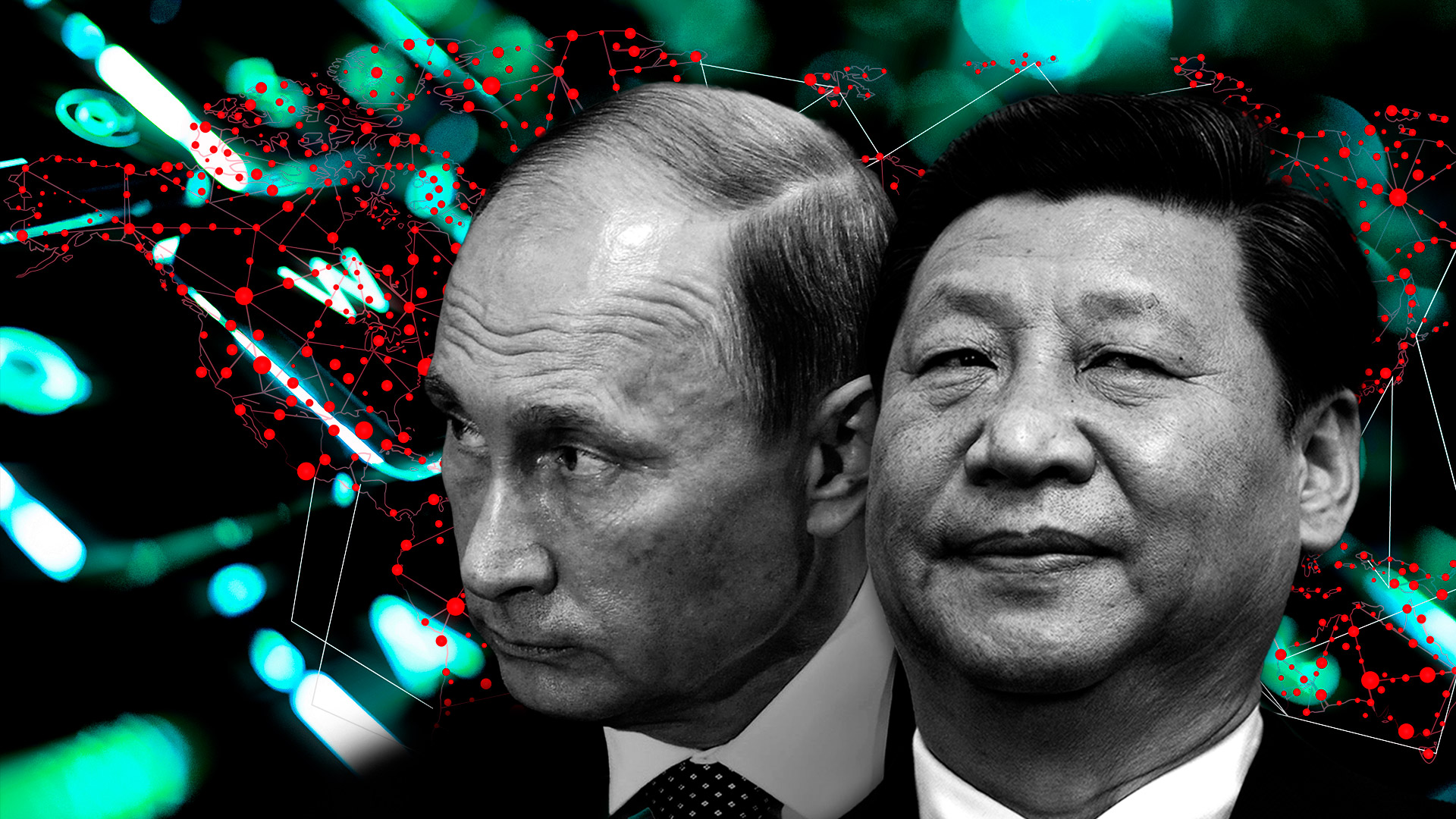 El presidente ruso Vladimir Putin y el mandatario chino Xi Jinping