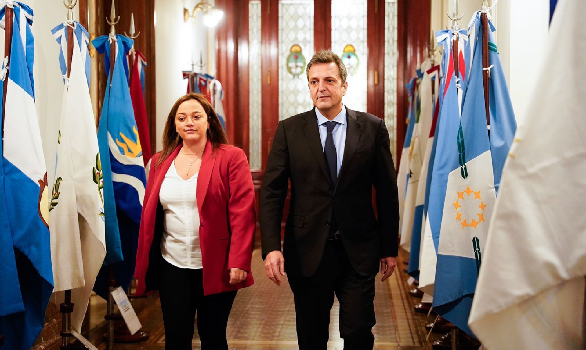 Sergio Massa y Cecilia Moreau fueron dos de los negociadores entre Alberto Fernández y Cristina Kirchner para acordar el temario de las sesiones extraordinarias.