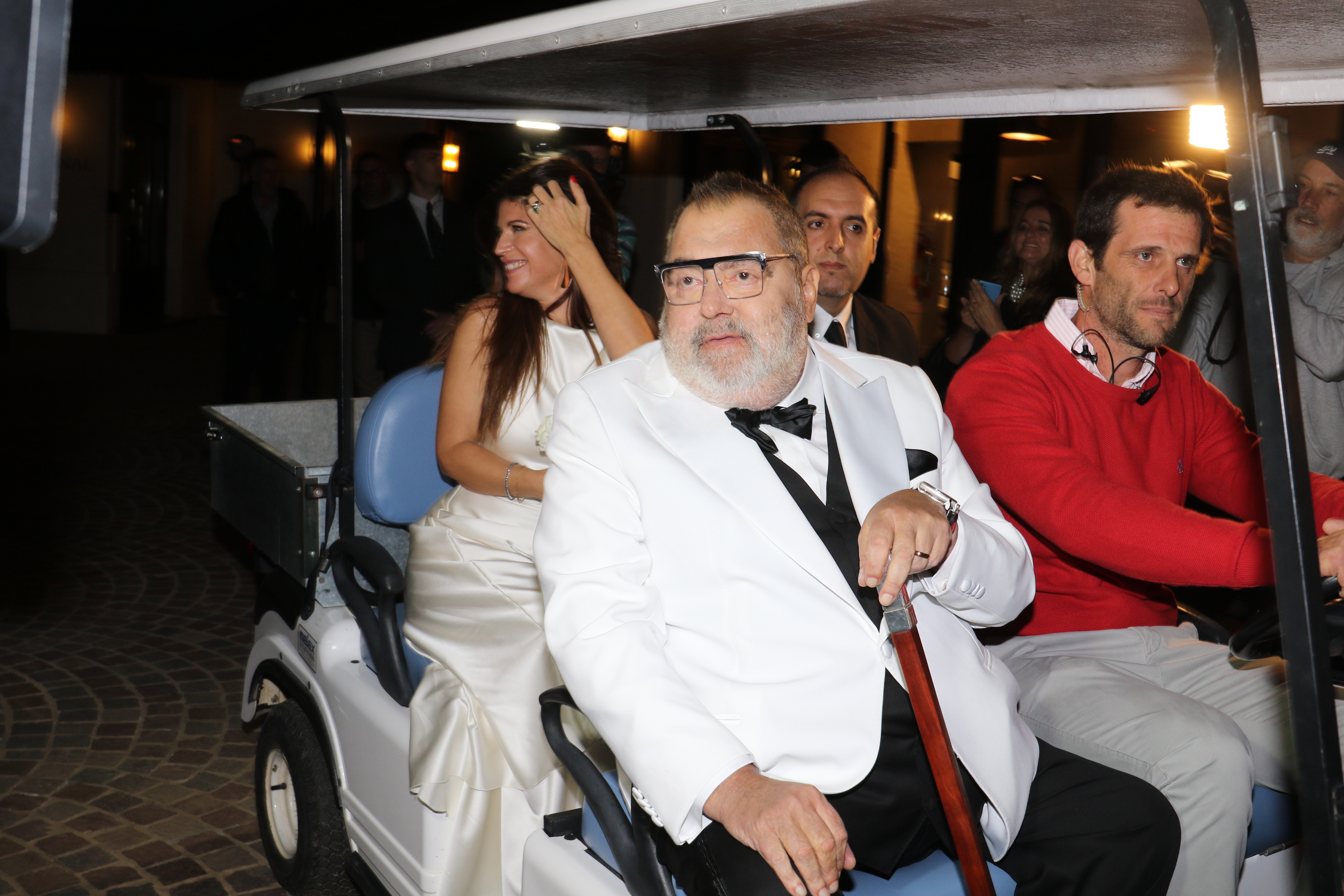 Los novios llegaron en un medio de transporte muy particular