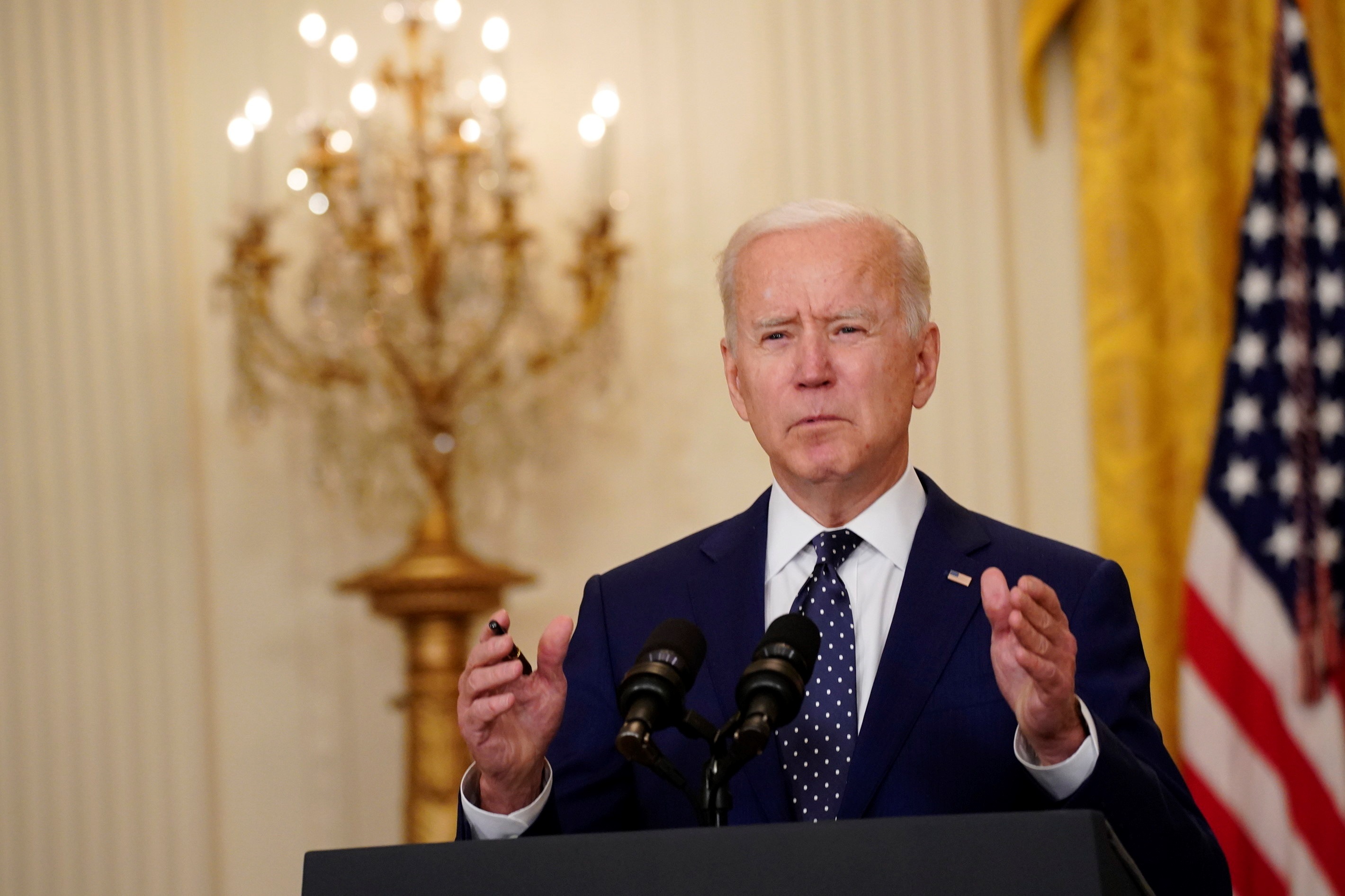 El presidente estadounidense, Joe Biden. EFE/Andrew Harrer

