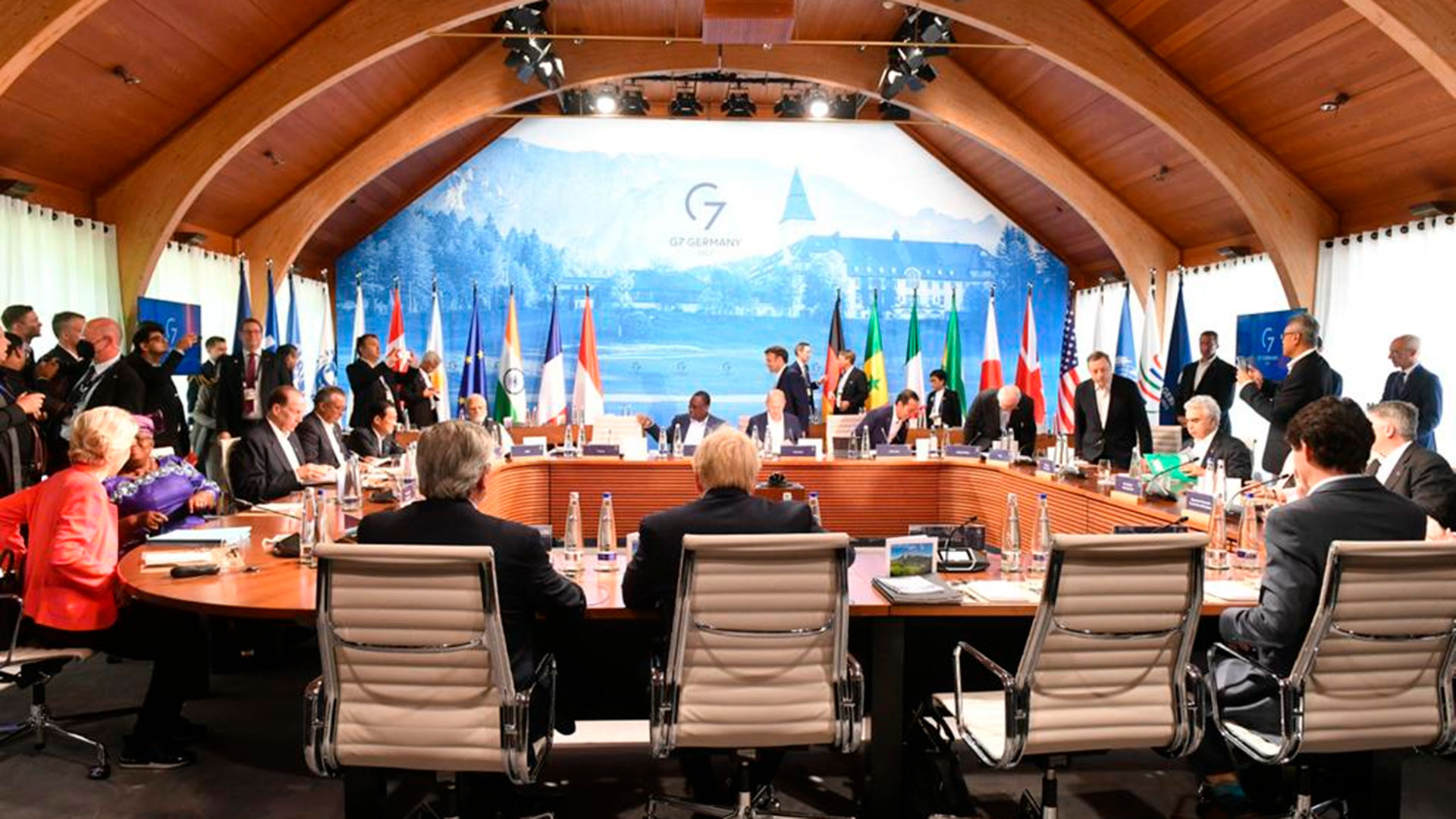 The plenary with the main world leaders 