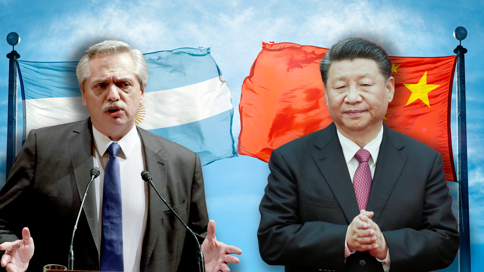 Alberto Fernández y Xi Jinping (Shutterstock)
