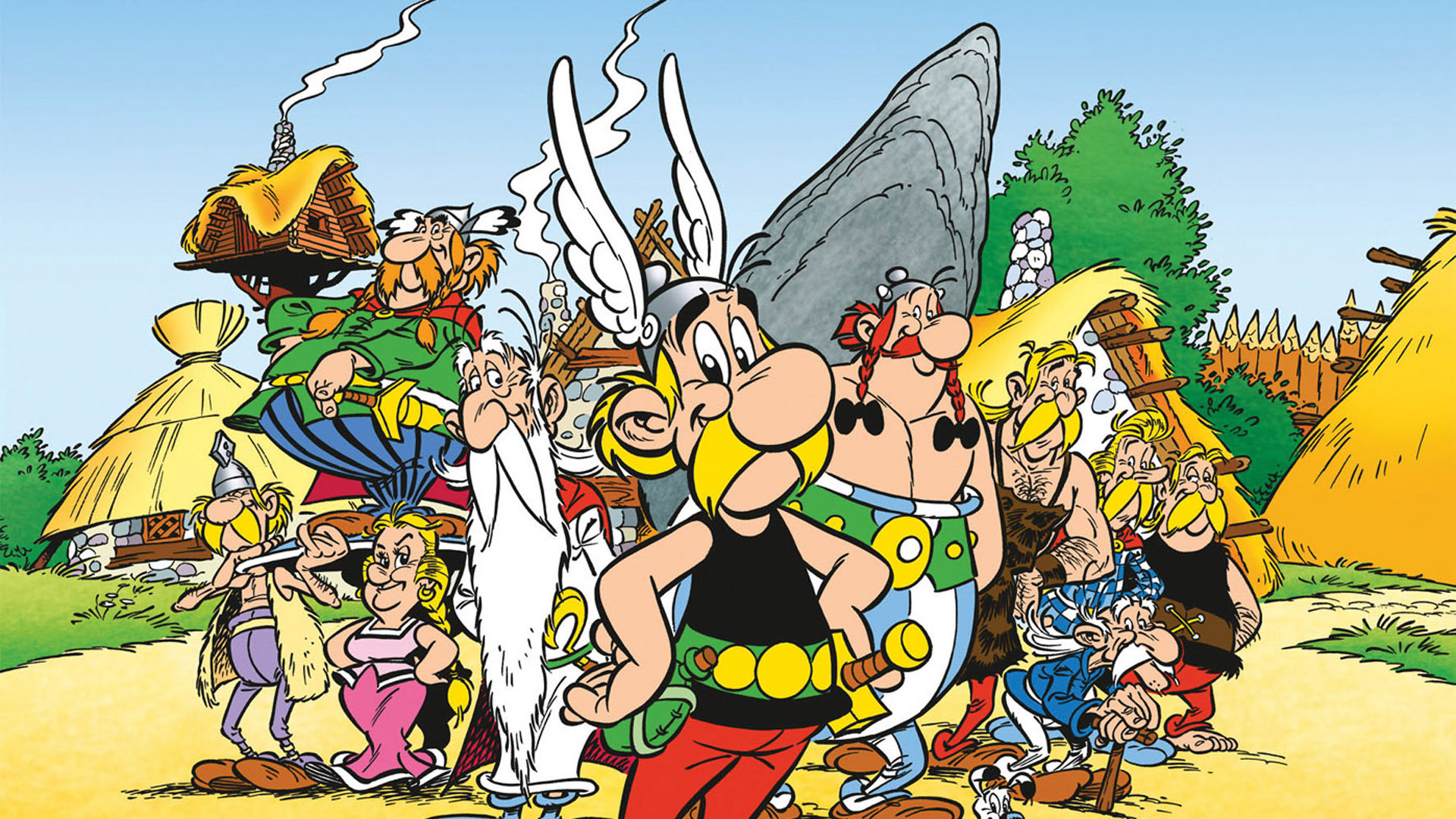 Todos los personajes de Asterix, que fue traducida a 117 idiomas