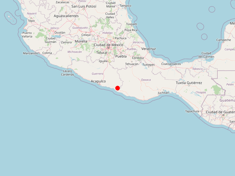 Sismo de magnitud 4.0 con epicentro en Ometepec, Guerrero