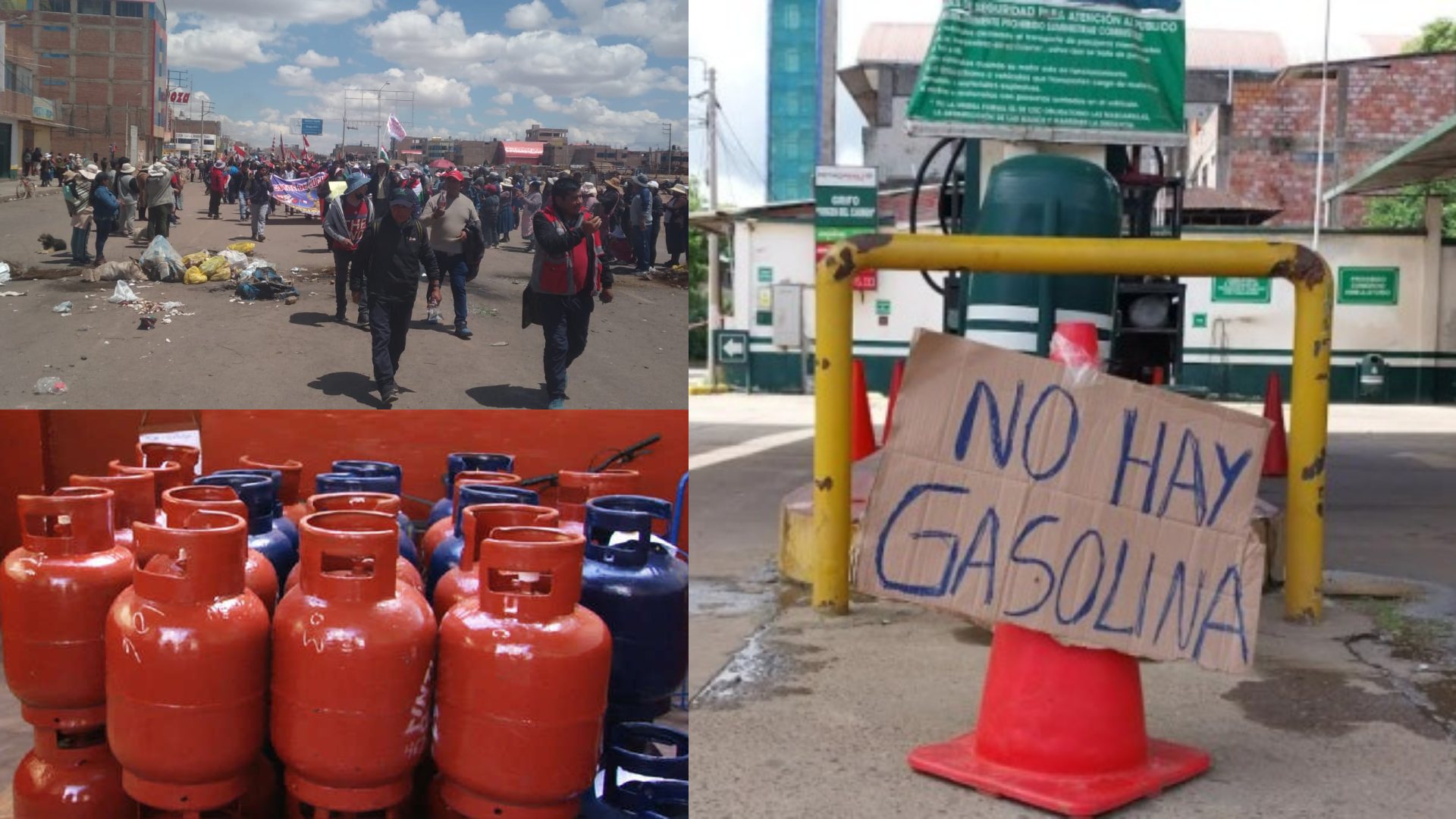 Precio del balón de gas subió a 180 soles en Puerto Maldonado por protestas y bloqueos de carreteras