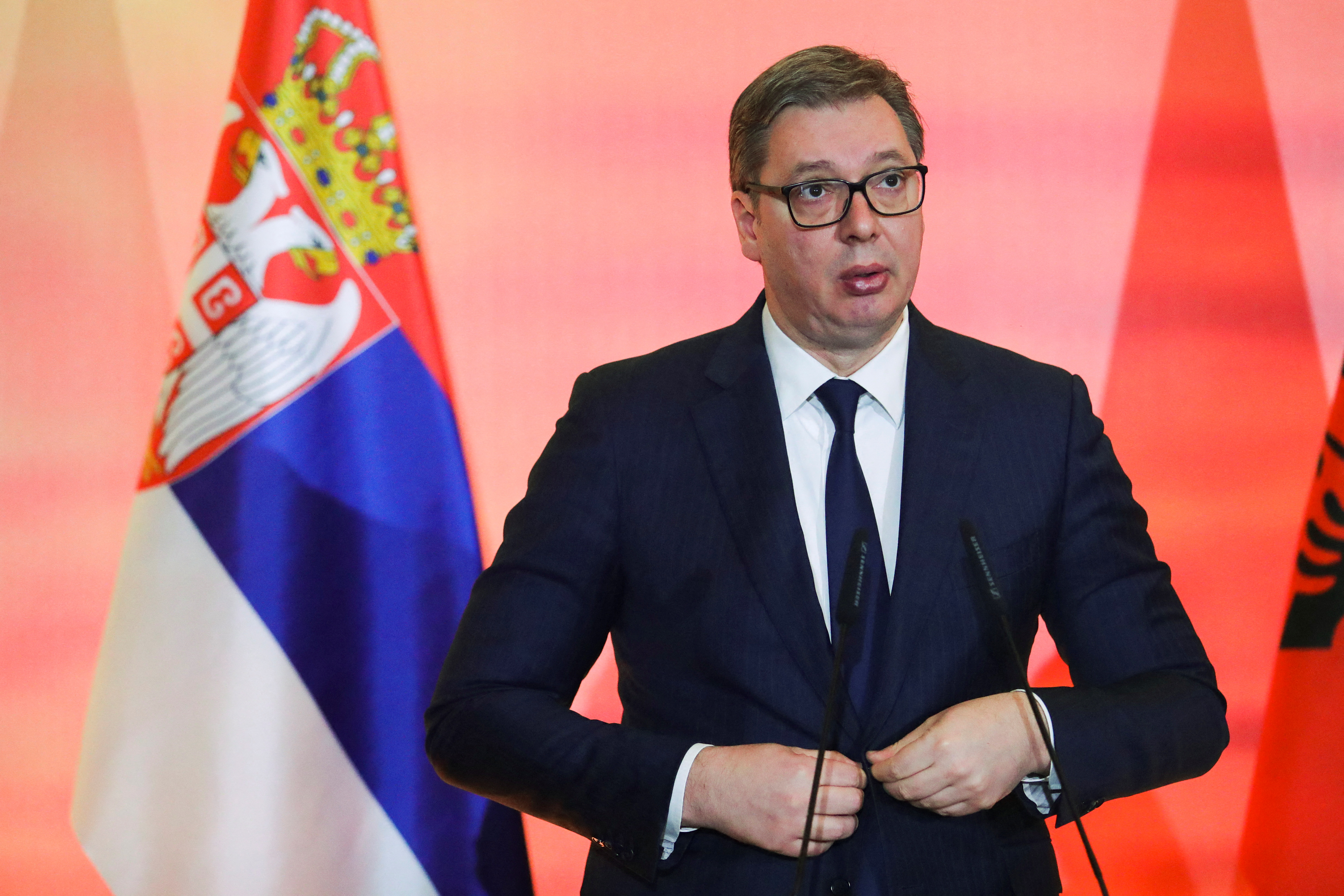 El presidente de Serbia, Aleksandar Vucic. REUTERS/Florion Goga