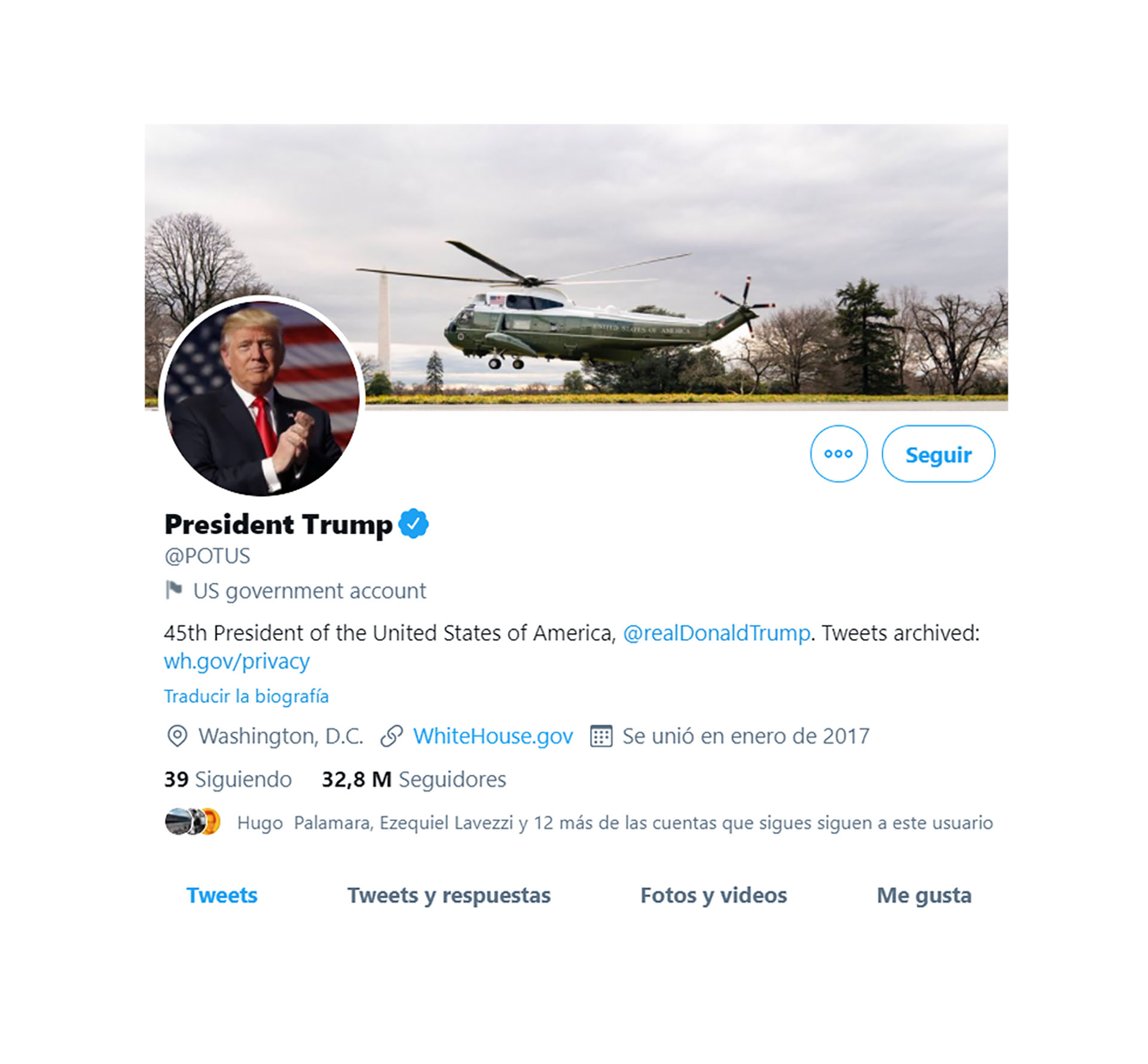 Twitter POTUS